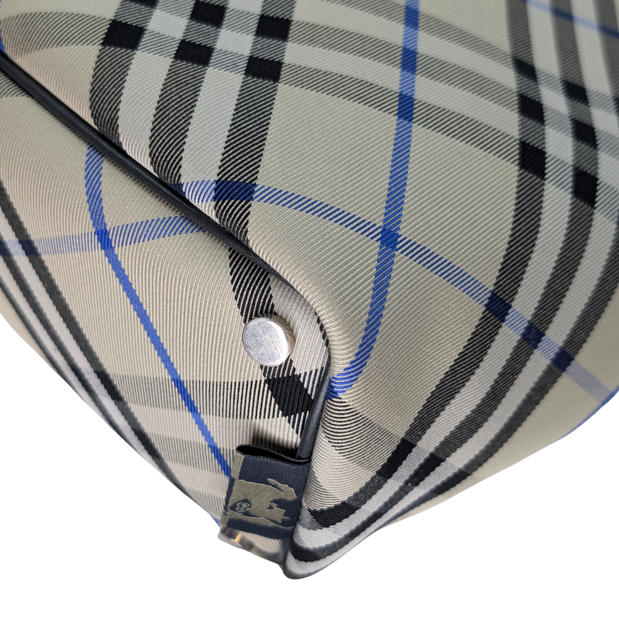 Burberry Check Medium Canvas Tote Bag