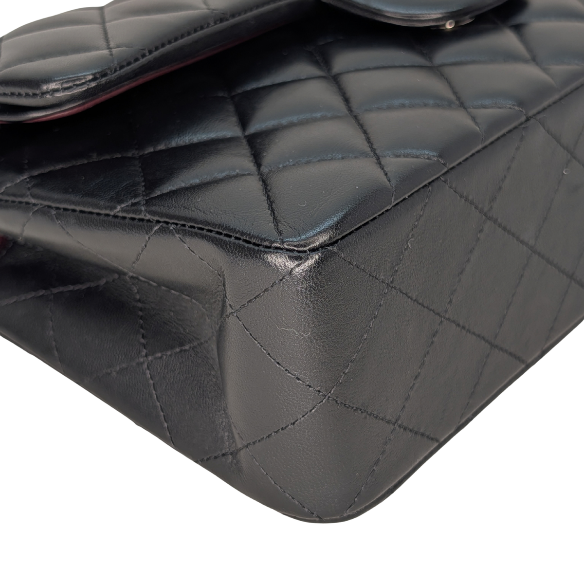 Chanel Small Classic Double Flap Lambskin Black SHW