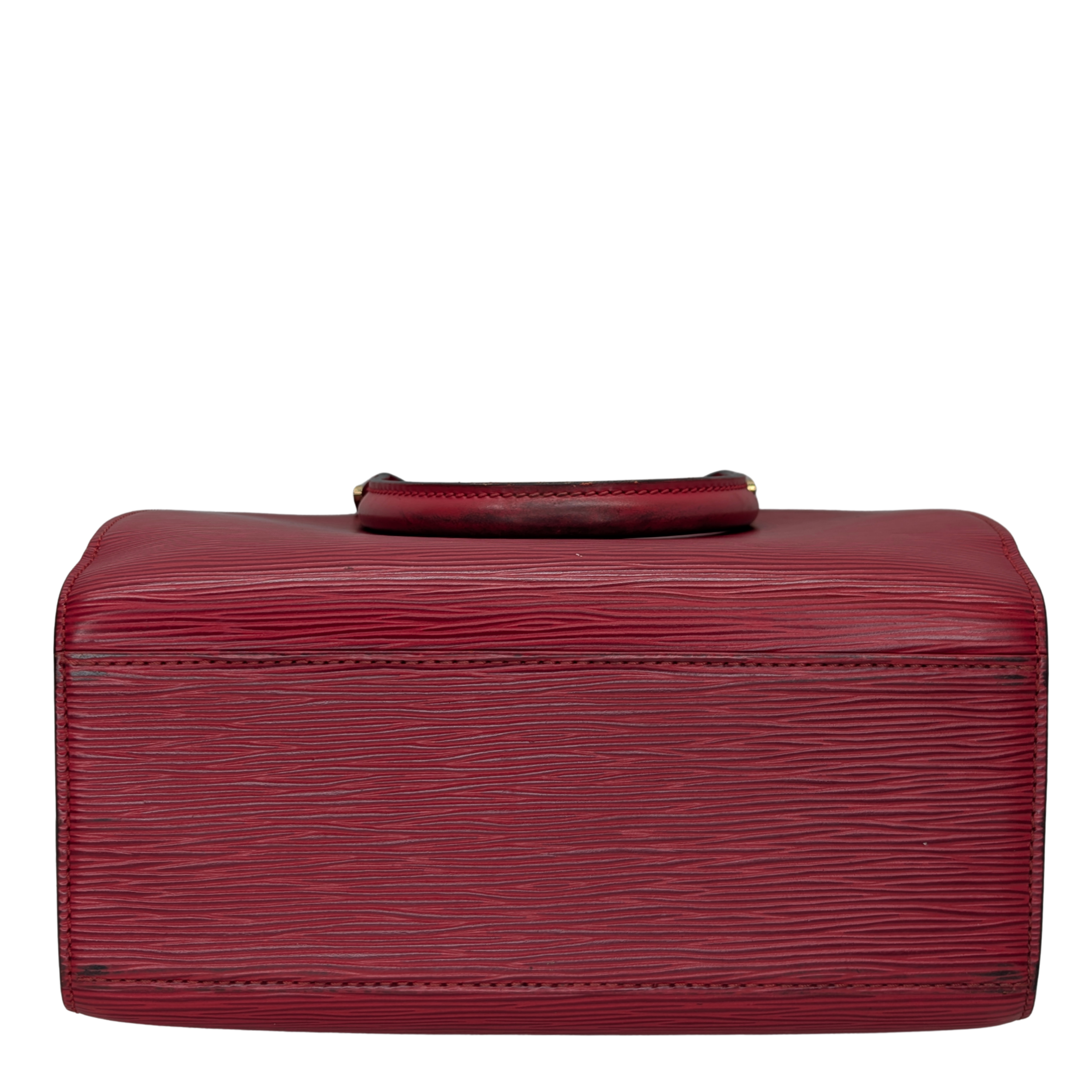 Louis Vuitton Pont Neuf Epi Leather Bag Red