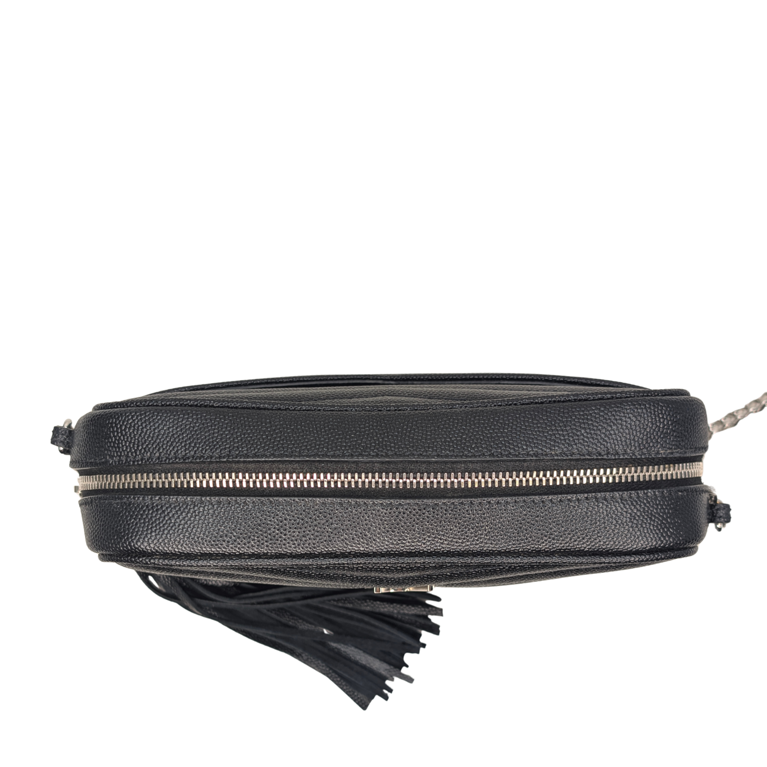 Saint Laurent Lou Mini Grain leather camera bag SHW