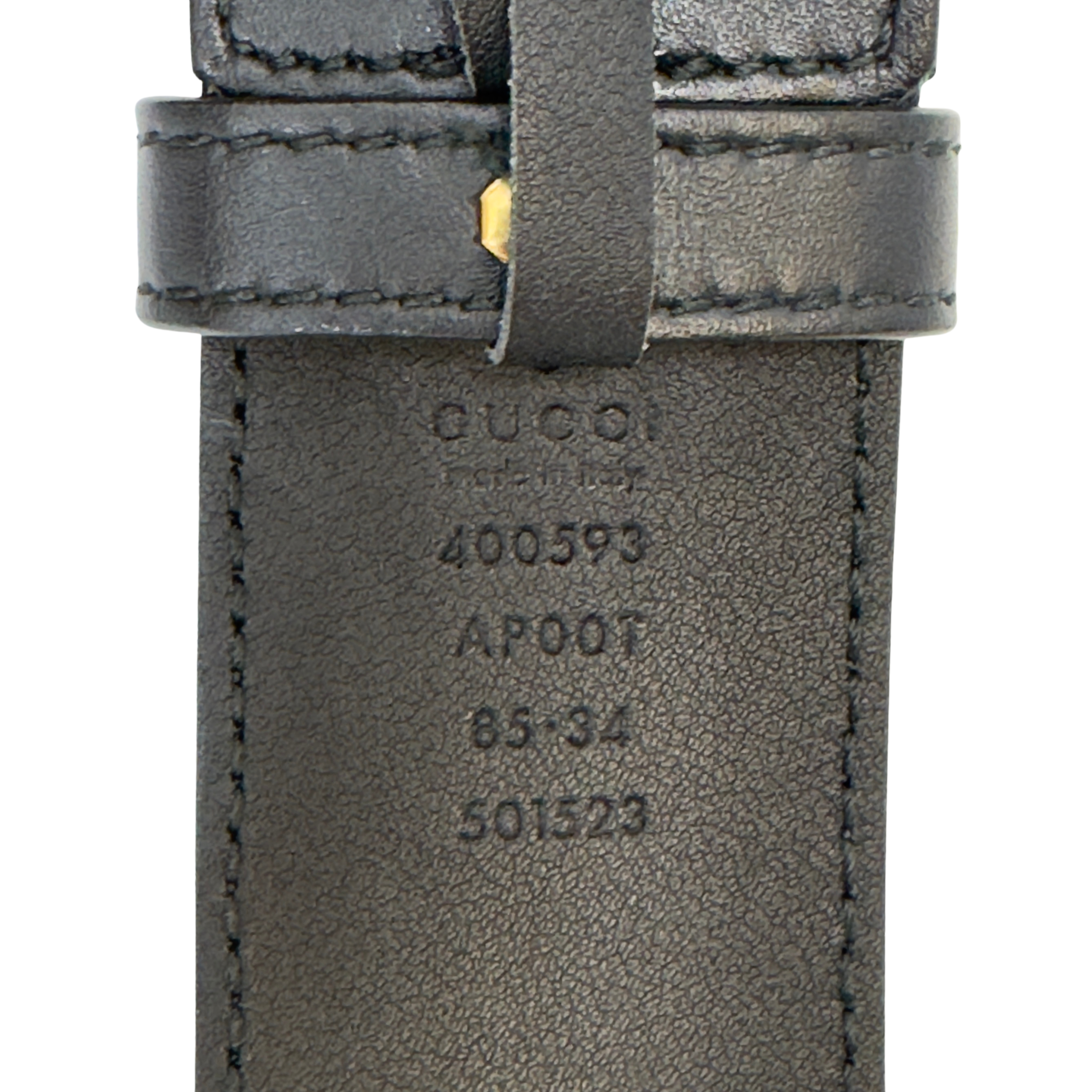 Gucci GG Marmont Wide Belt Leather Black 85/34