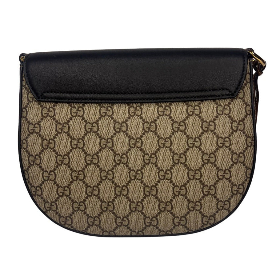 Gucci Padlock Medium GG Supreme Saddle Messenger Bag