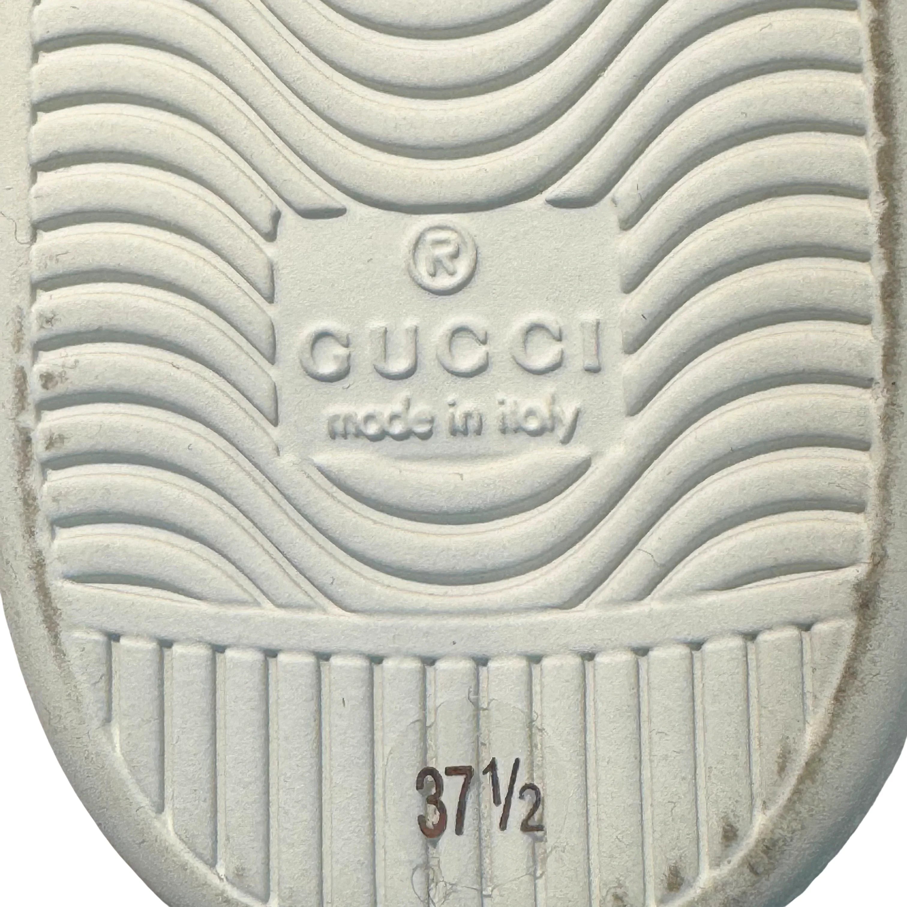 Gucci Ace Sneakers Leather White 37.5 - Lost Designer
