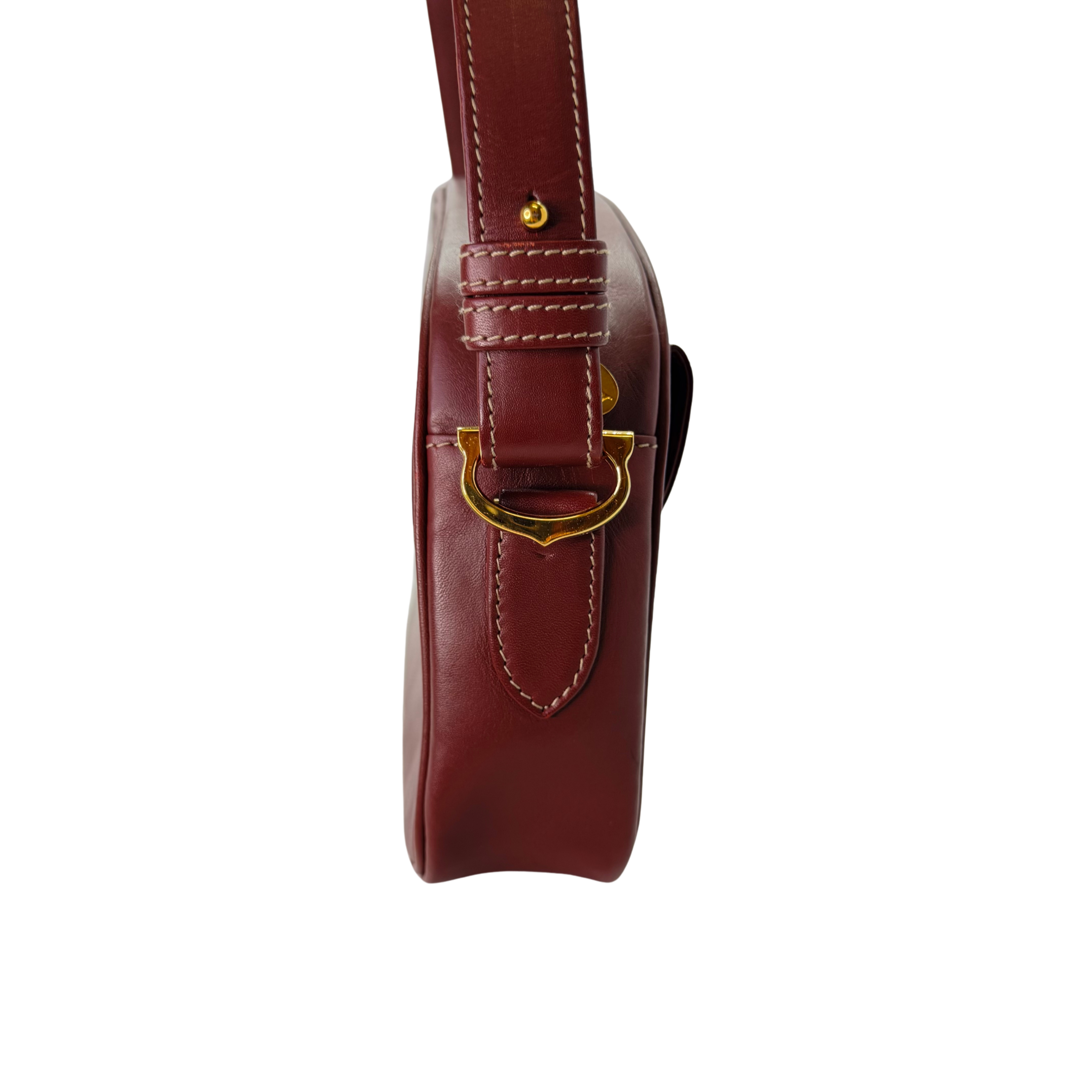 Cartier Must De Cartier Crossbody Bag Leather Brown