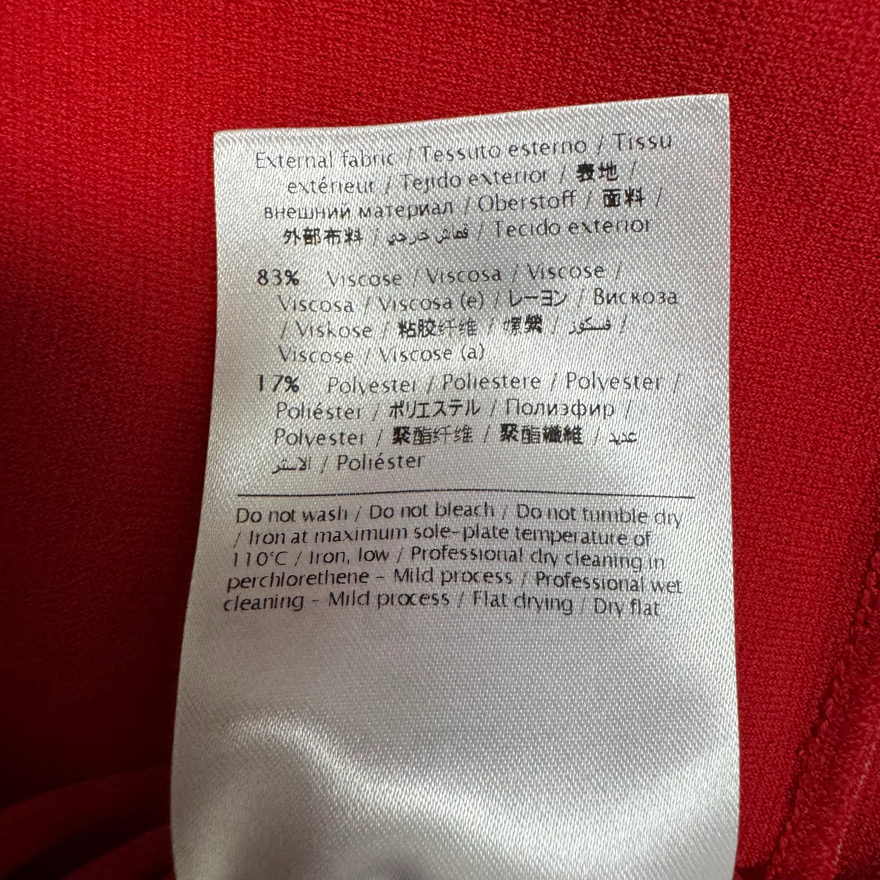 Valentino Flutter Sleeve Maxi Dress Red - Lost Designer