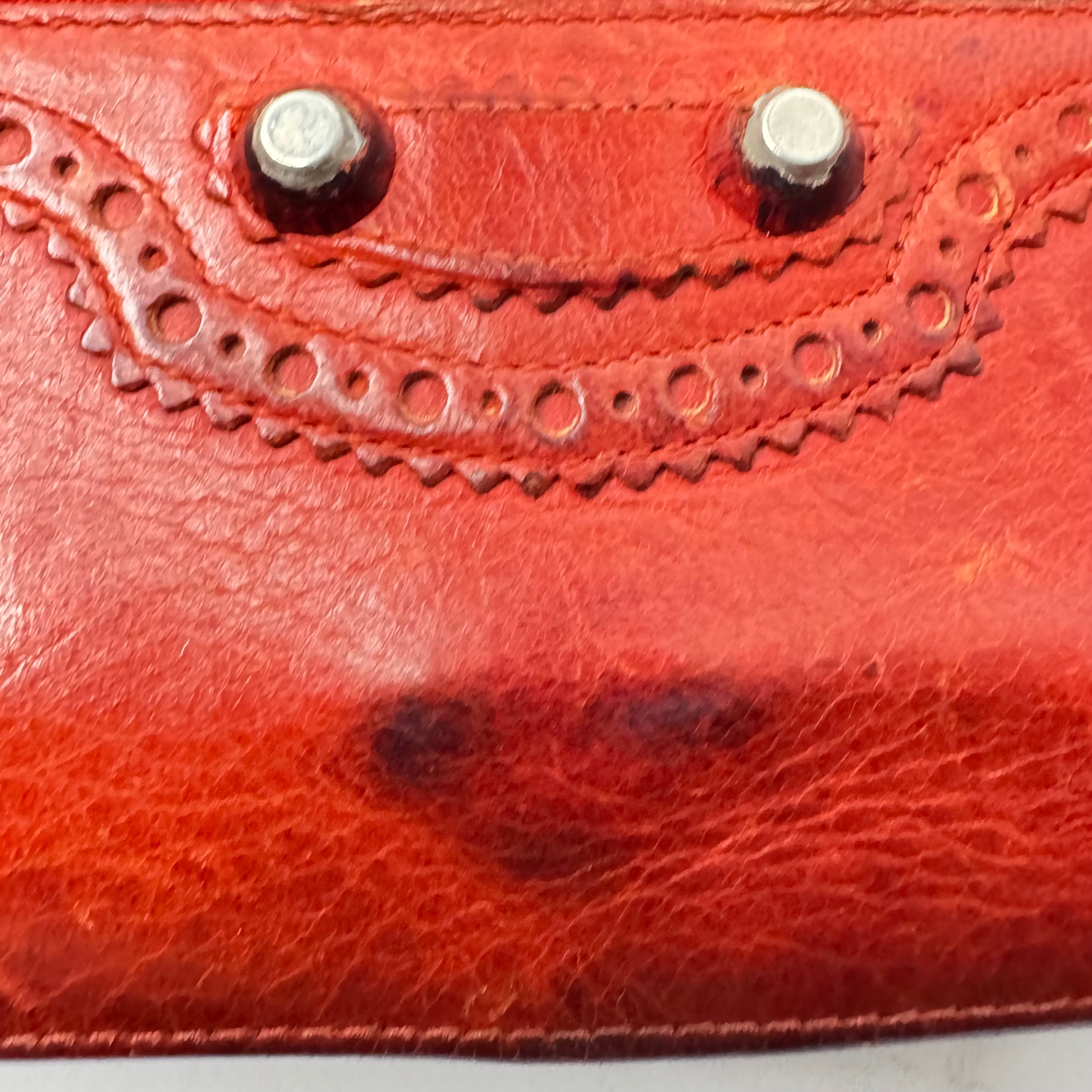 Balenciaga Red Lipstick Agneau Leather Giant 12 Gold Hardware Wallet