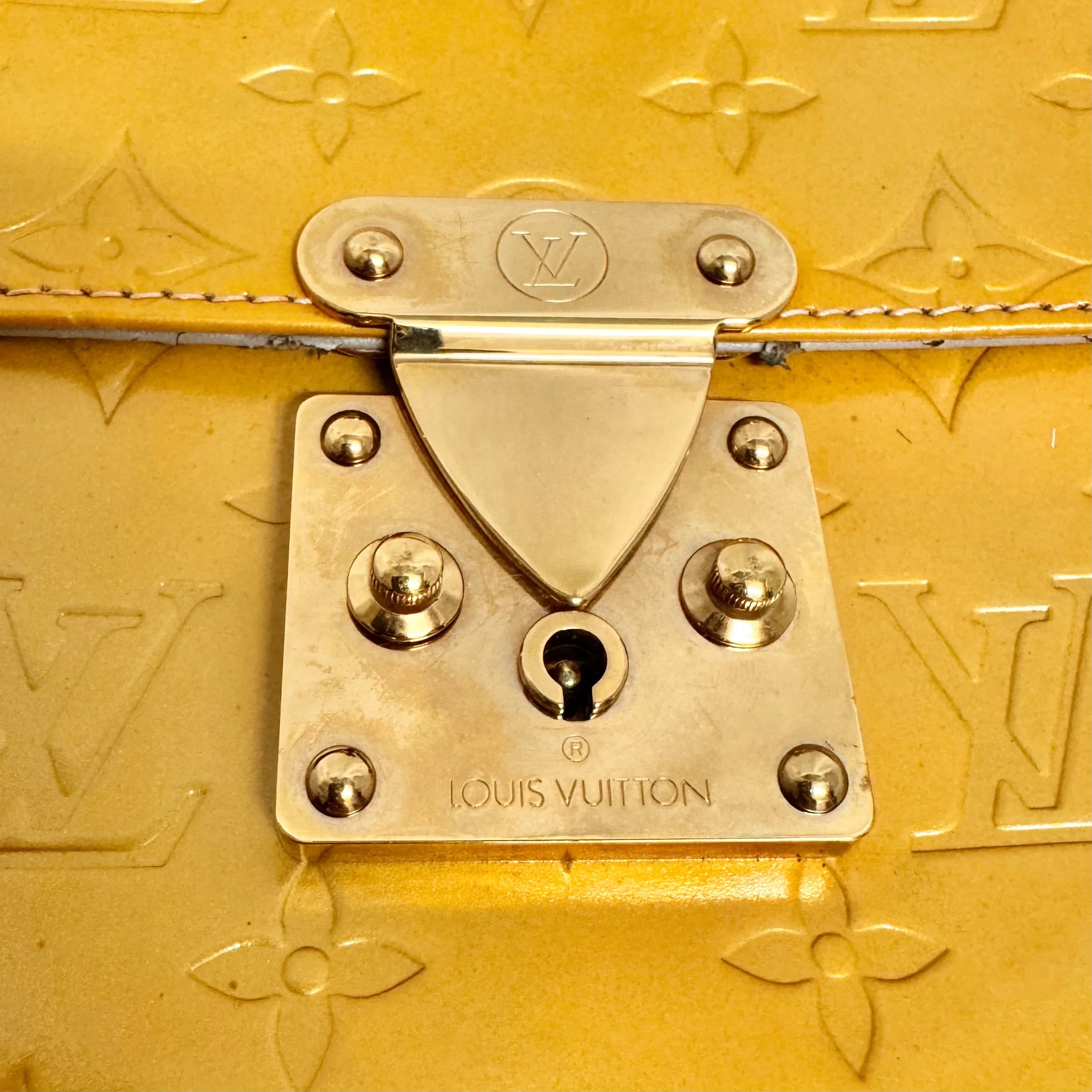 Louis Vuitton Vernis Street Bag Yellow - Lost Designer