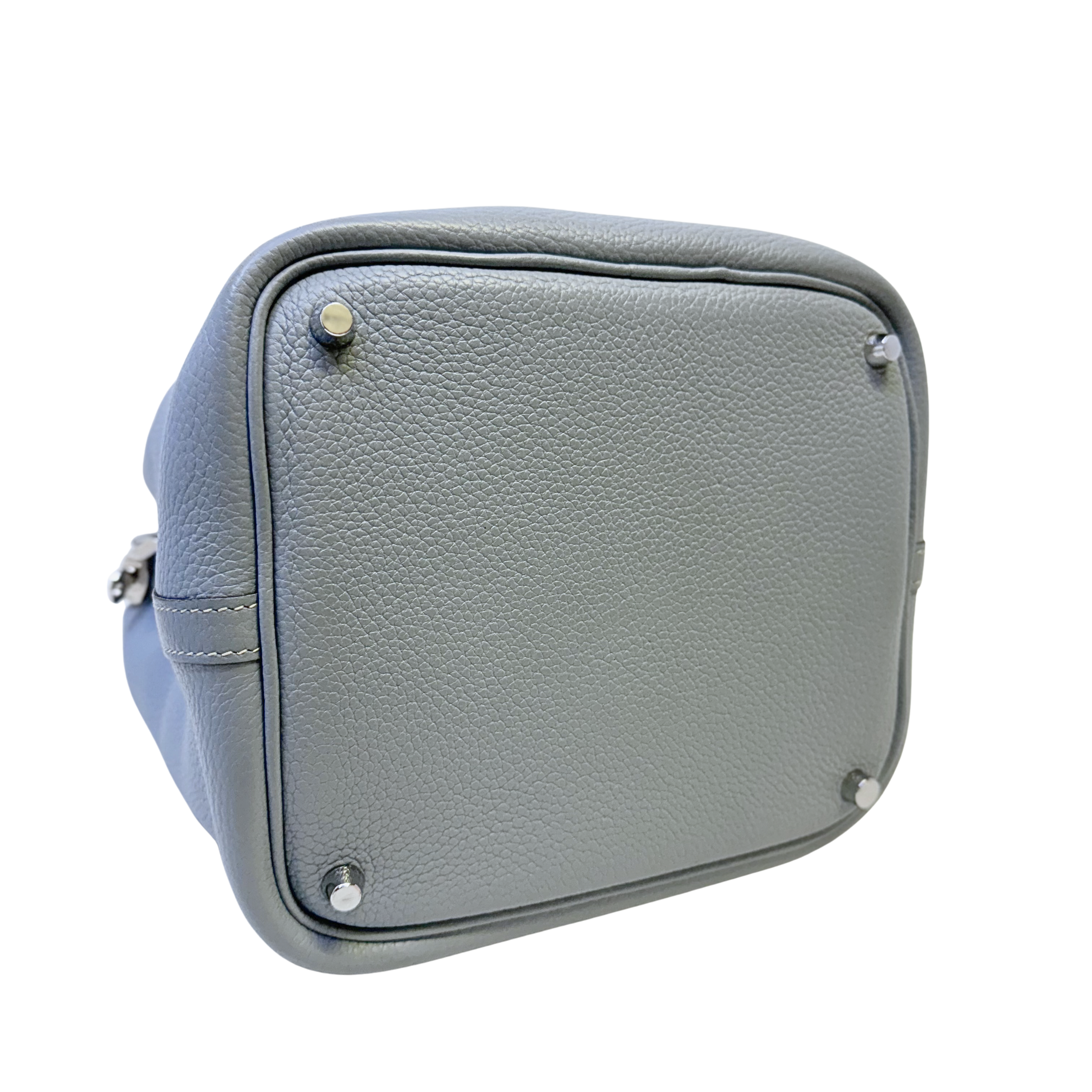 Hermès Picotin Lock 18 Handbag Leather Light Blue
