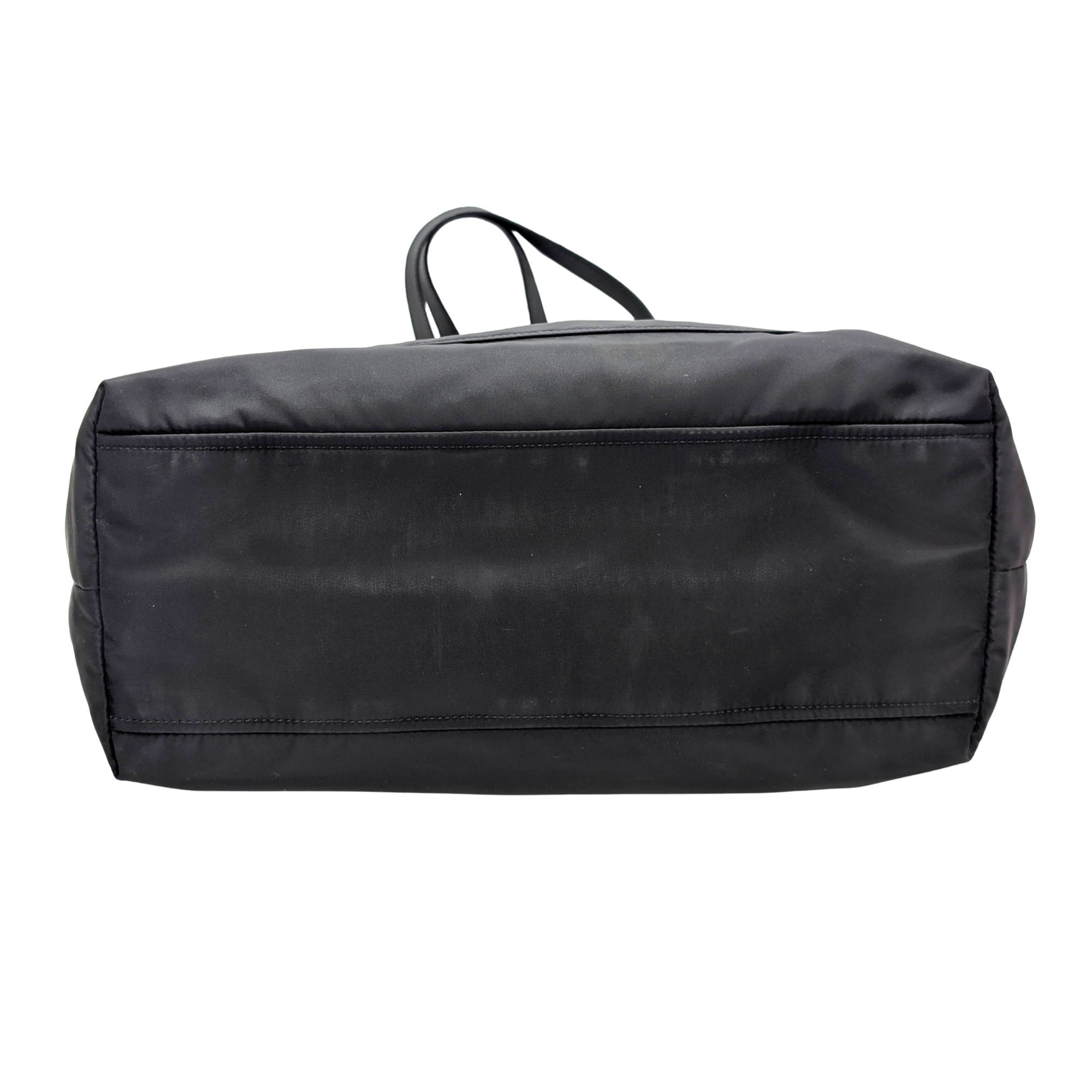 Prada Tessuto Re-Nylon Shopping Tote Black - Lost Designer