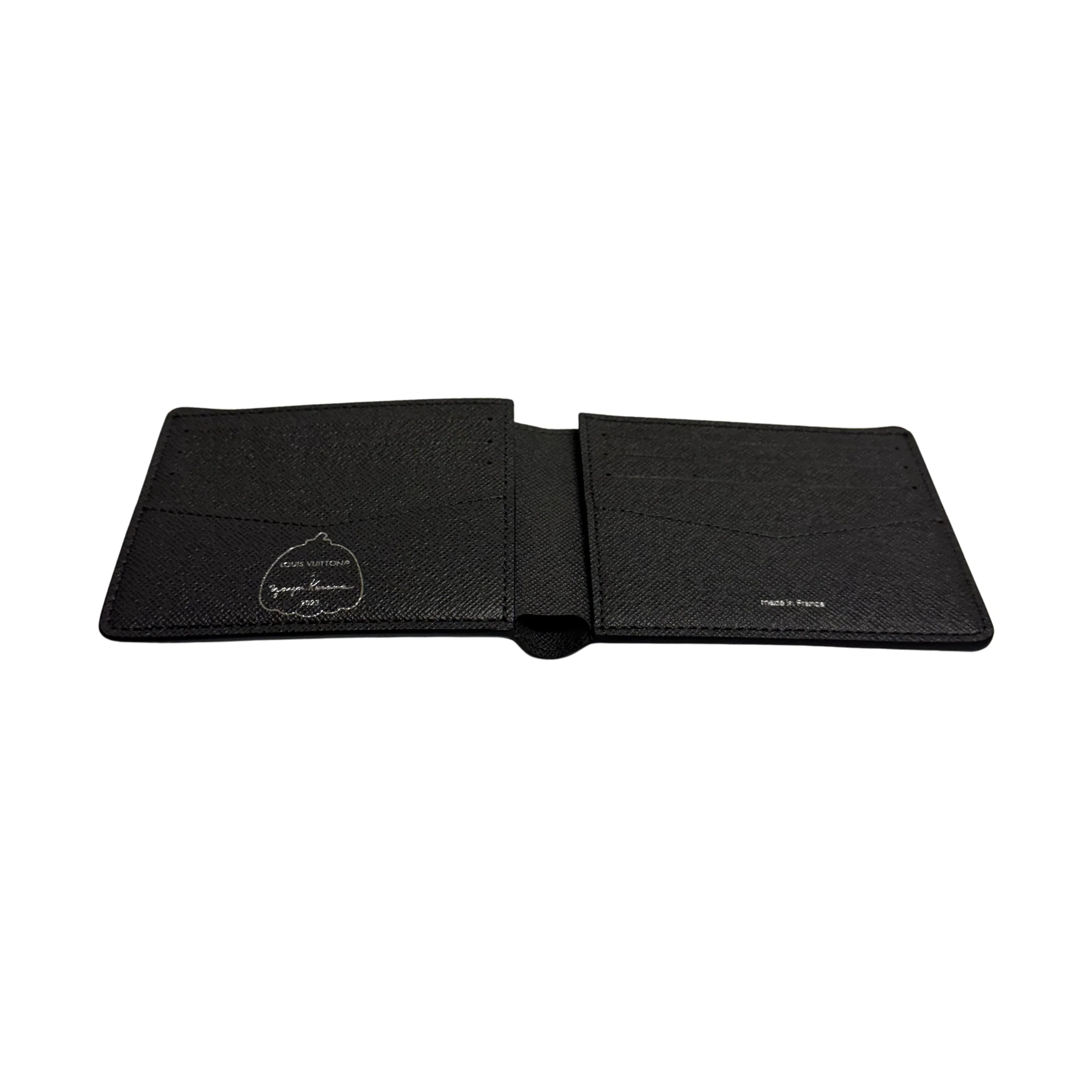 Louis Vuitton X Yayoi Kusama limited edition Eclipse Reverse Pumpkin Slender Wallet