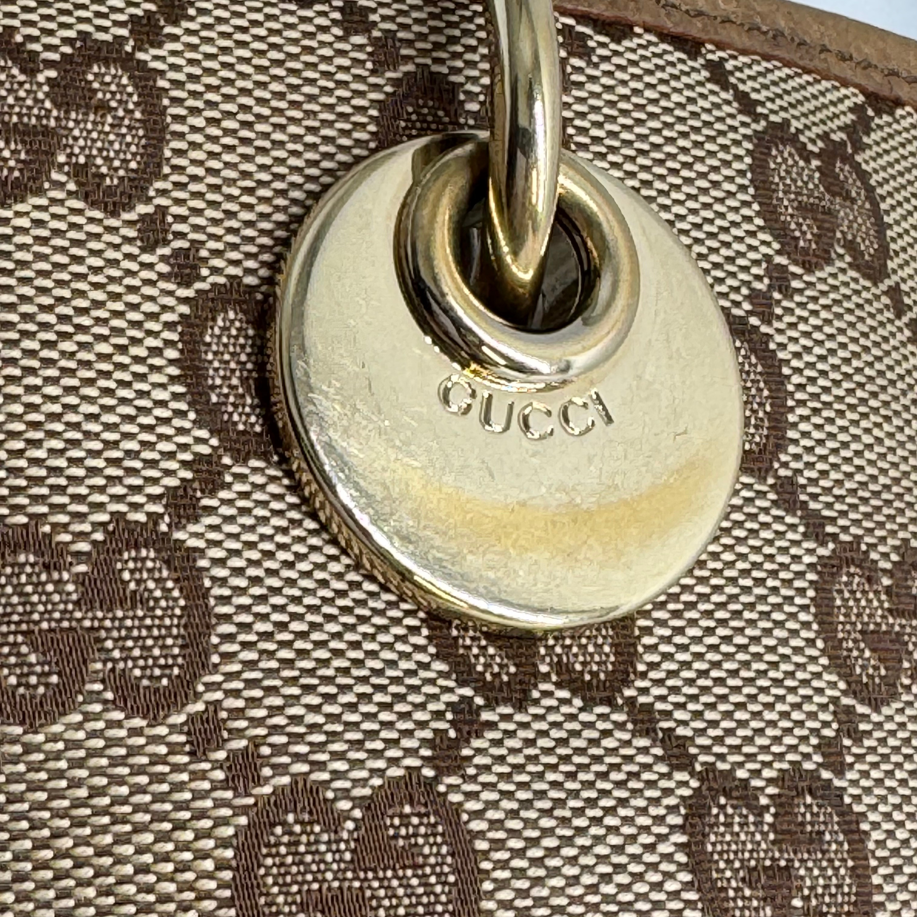 Gucci GG Canvas Tote Bag Brown
