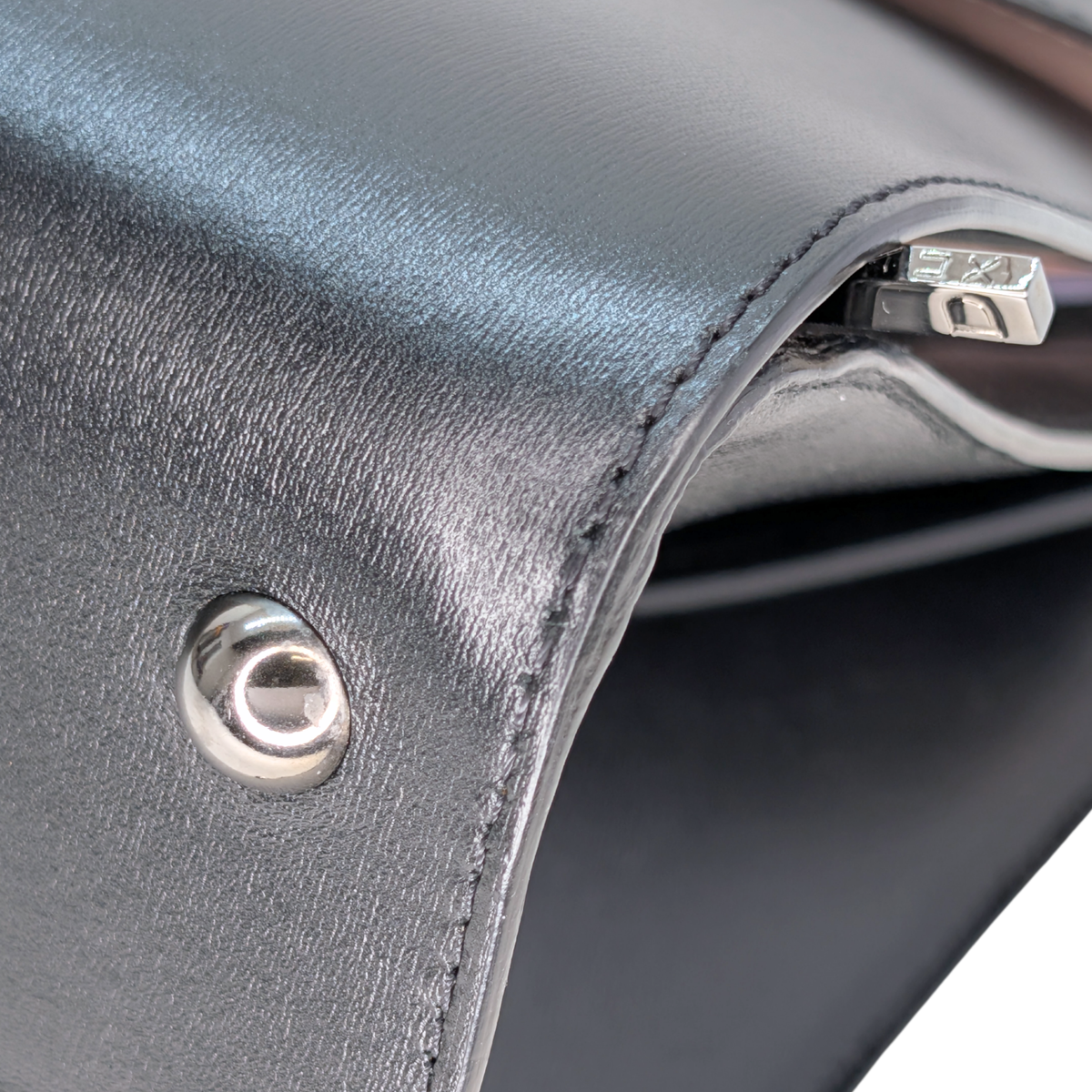 Delvaux Brillant MM Shoulder Bag Black