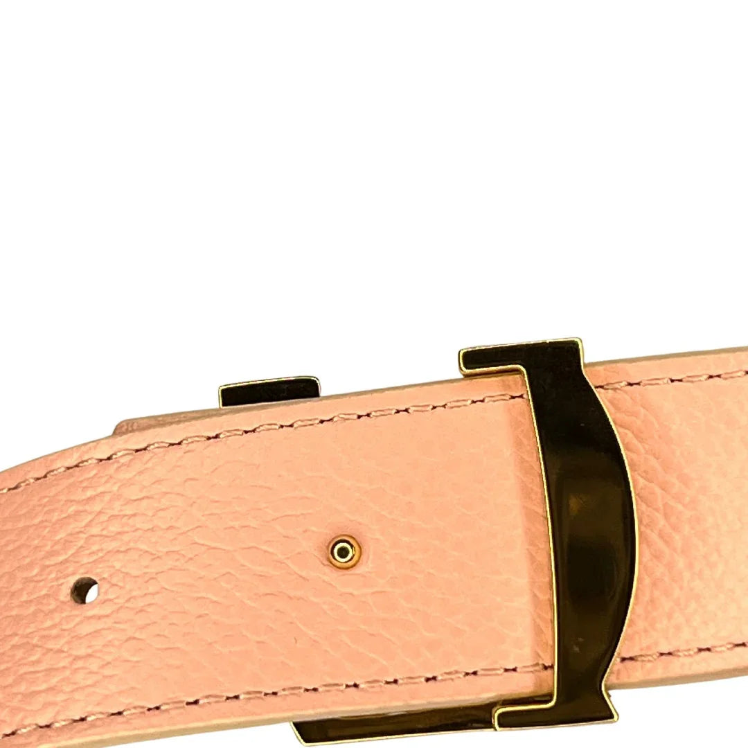 Louis Vuitton Damier Azur LV Initiales 30mm Reversible Belt