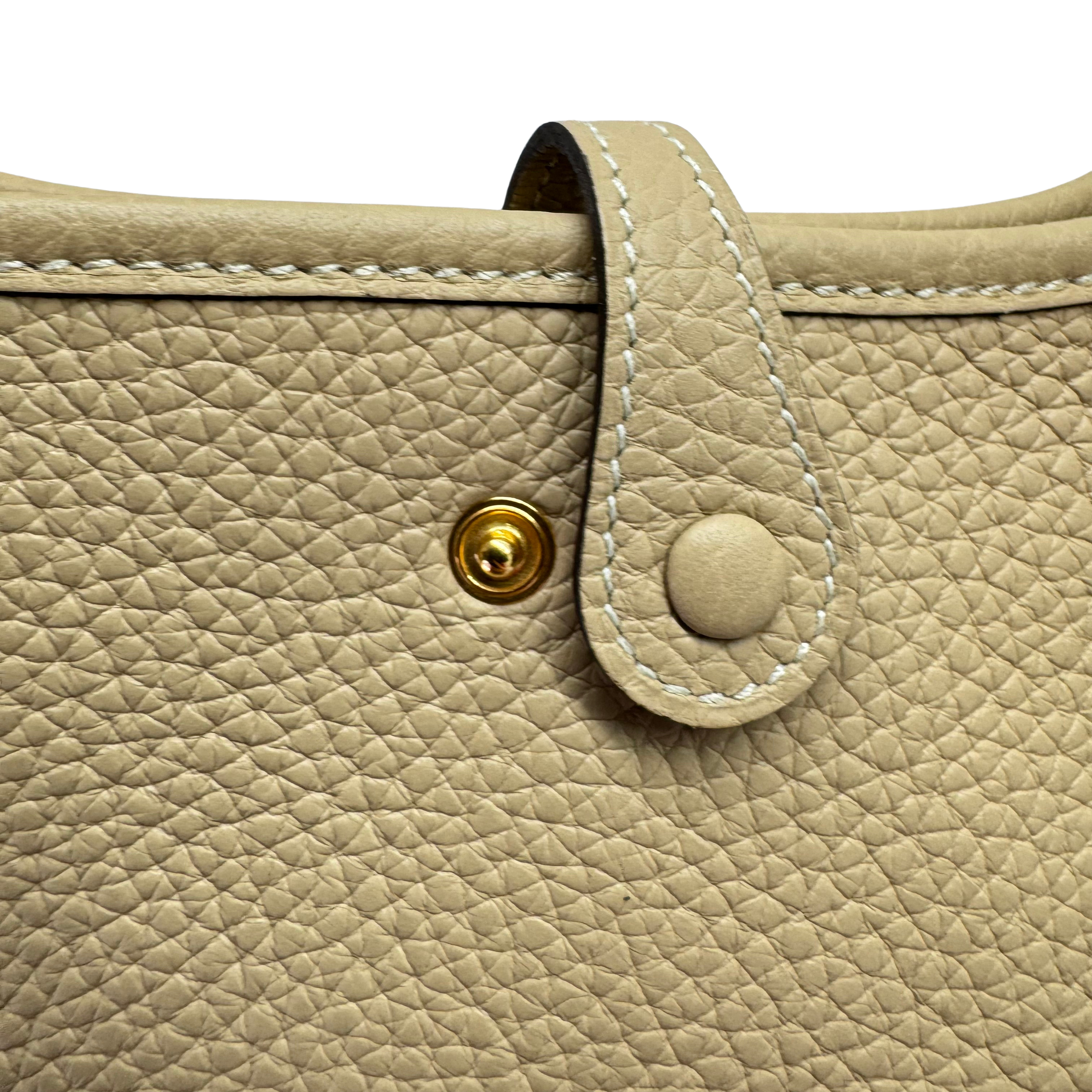 Hermés Evelyn Mini Crossbody Bag U Stamp 2022 Beige