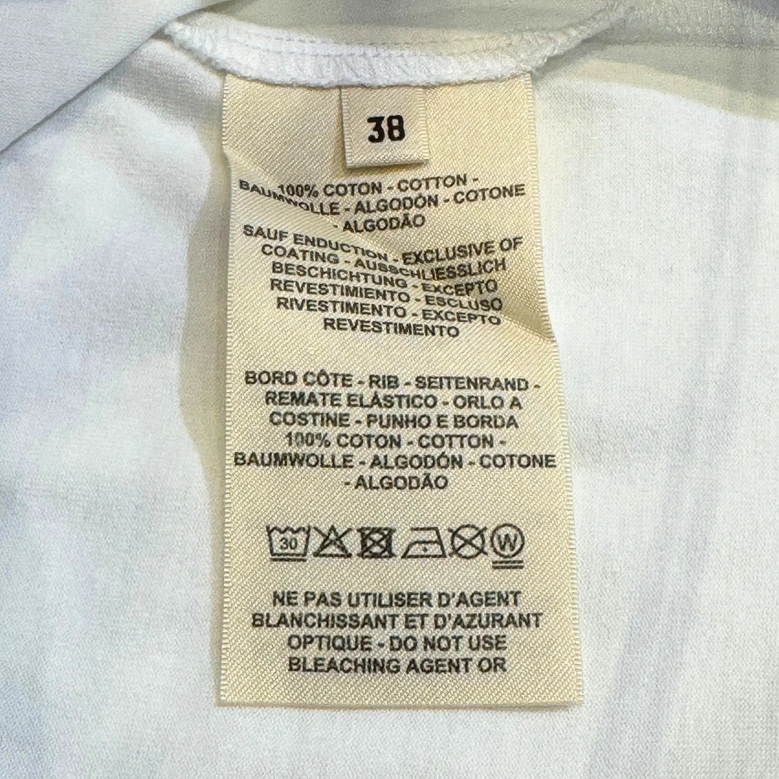 Hermes Della Cavalleria Mid T shirt Dress White 38