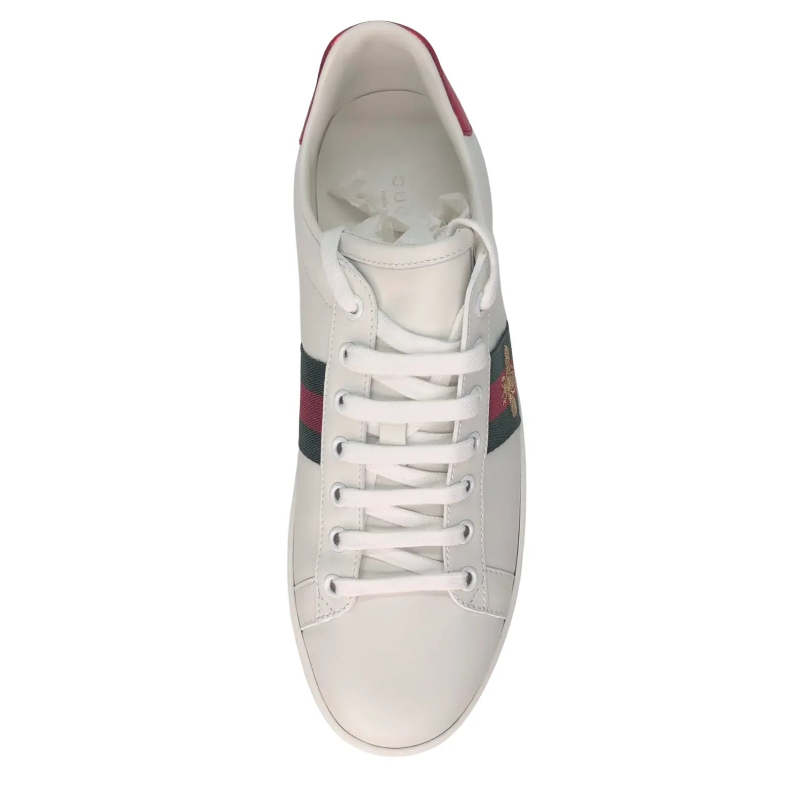Gucci Ace Sneakers With Bae White 40.5 - Lost Designer