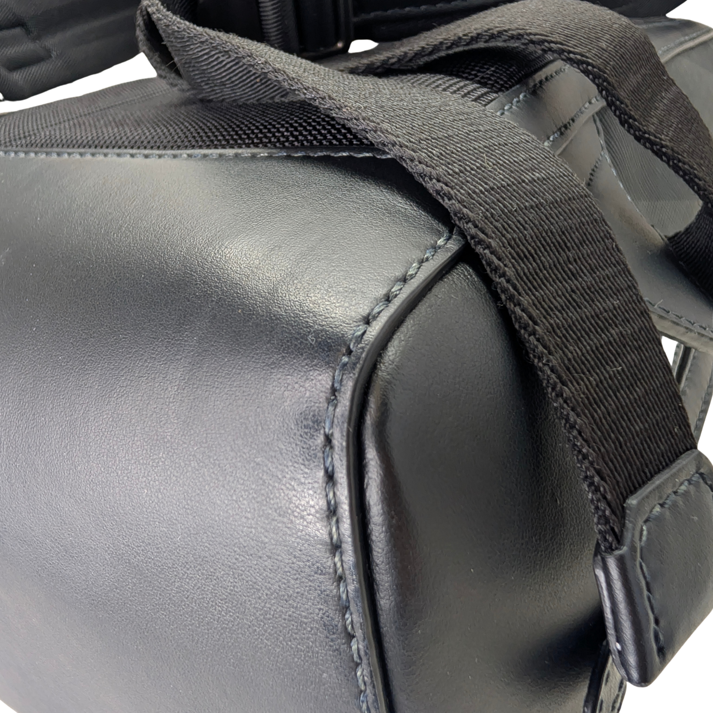 Burberry Rocco Checkered Backpack Charcoal