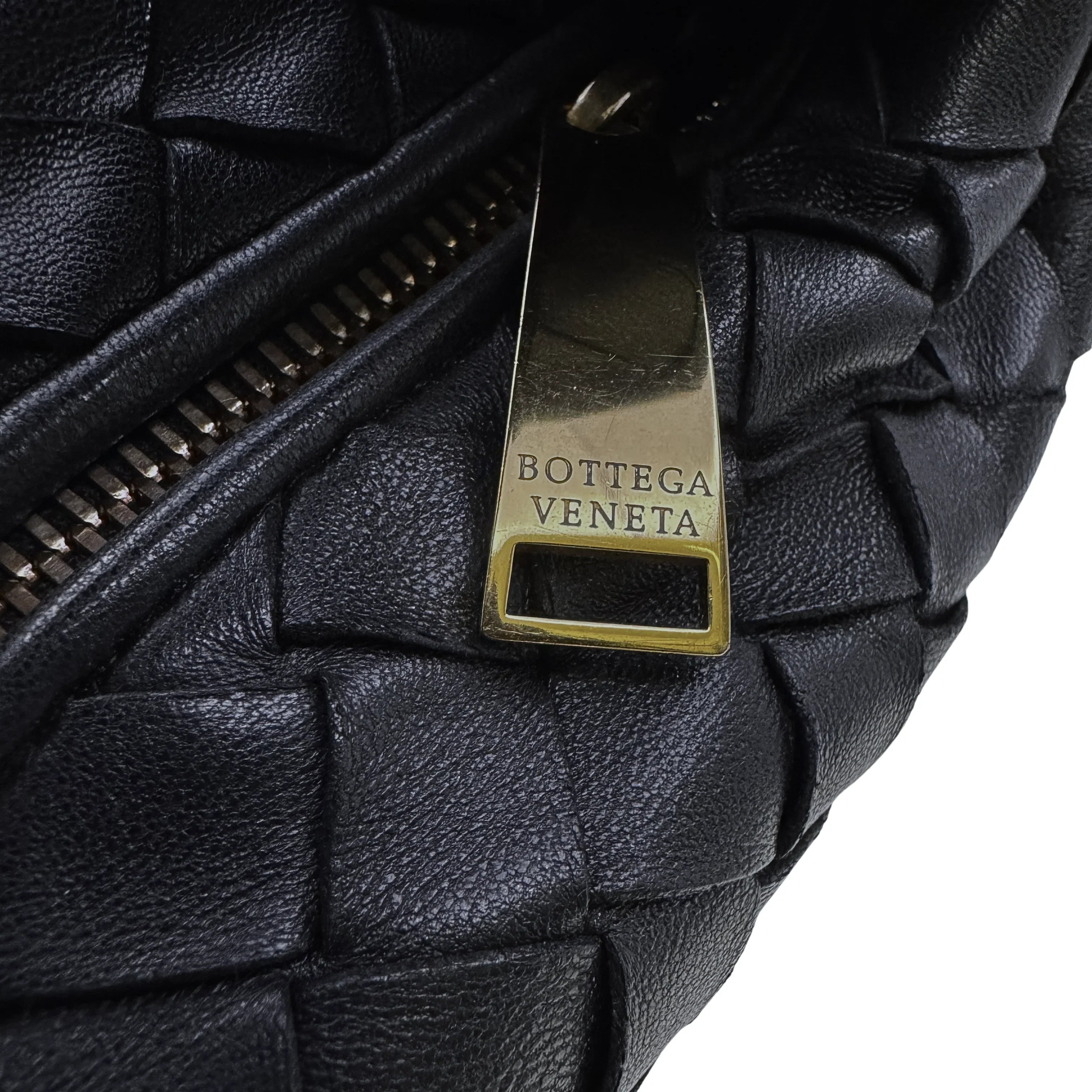 Bottega Veneta Jodie Hand Bag Mini Black - Lost Designer