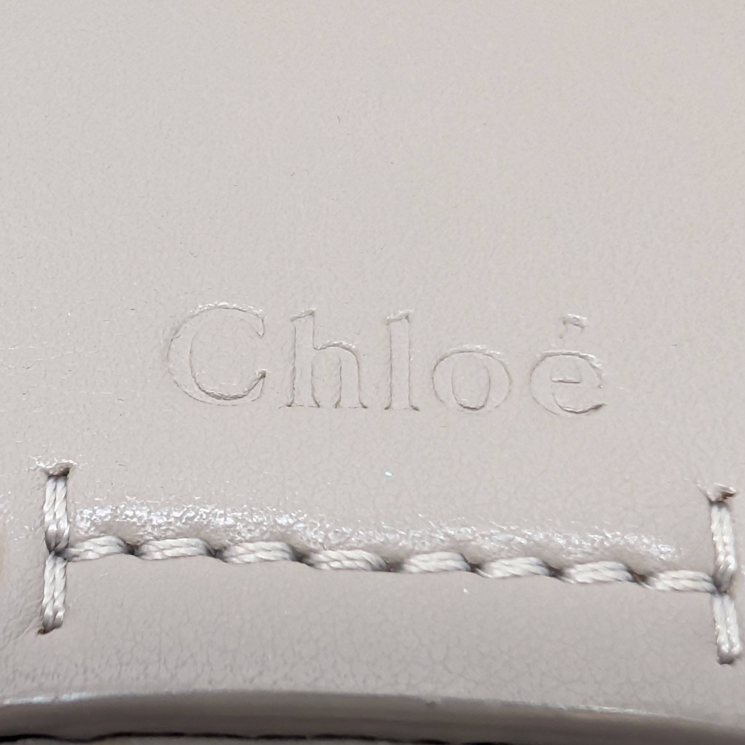 Chloe Calfskin Small Tess Bag Motty Grey