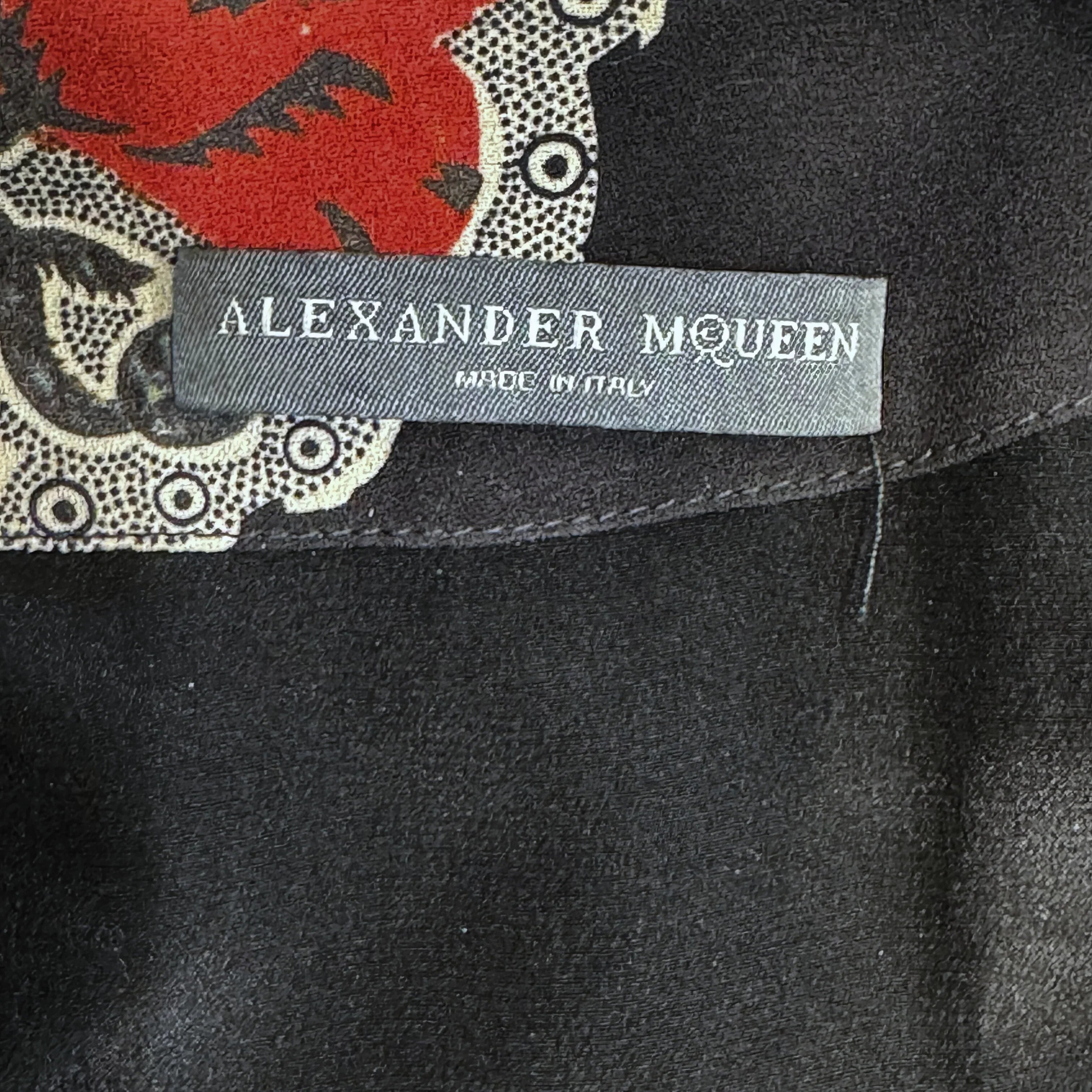 Alexander McQueen Silk Mini Dress Floral size 38