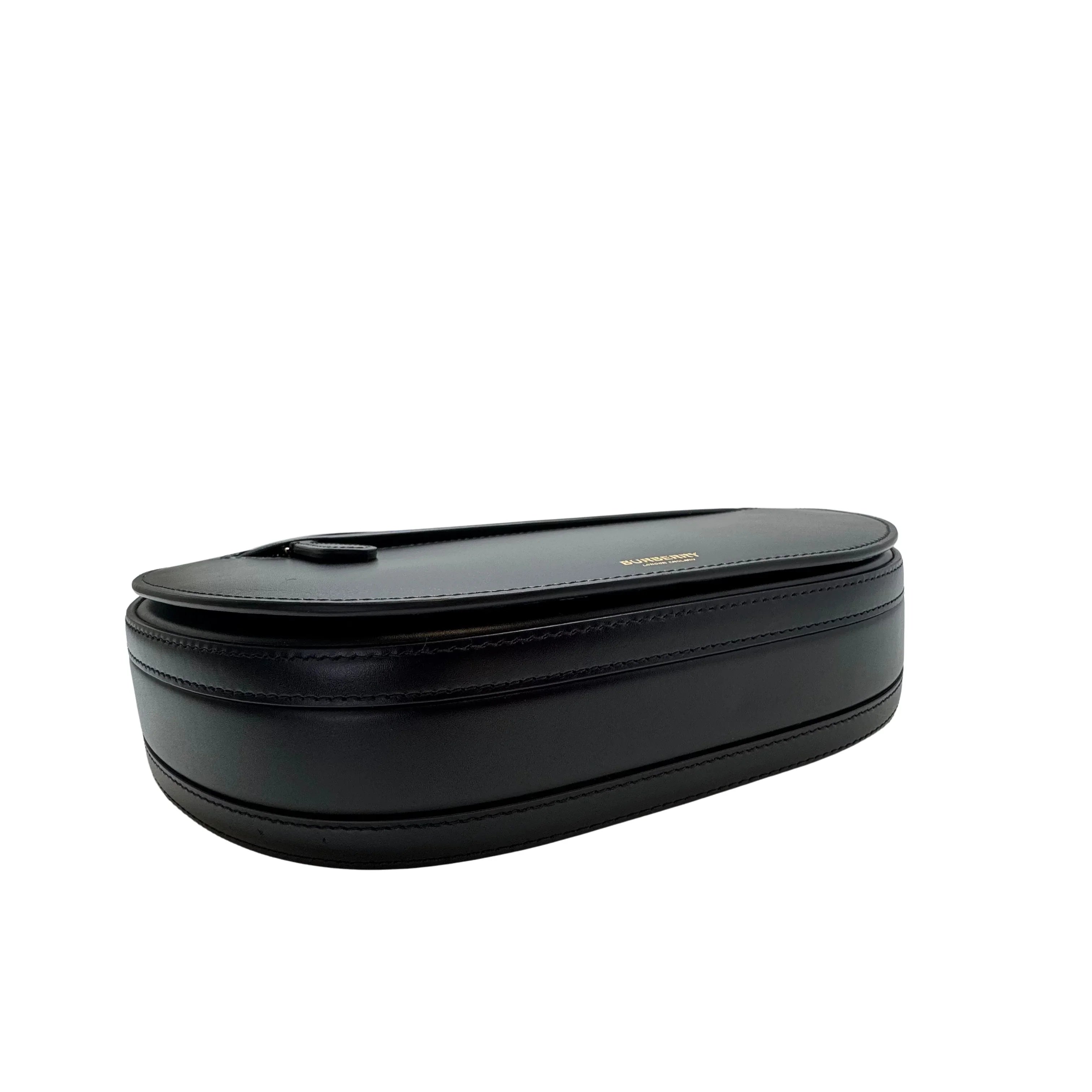 Burberry Small Olympia Handbag Leather Black - Lost Designer