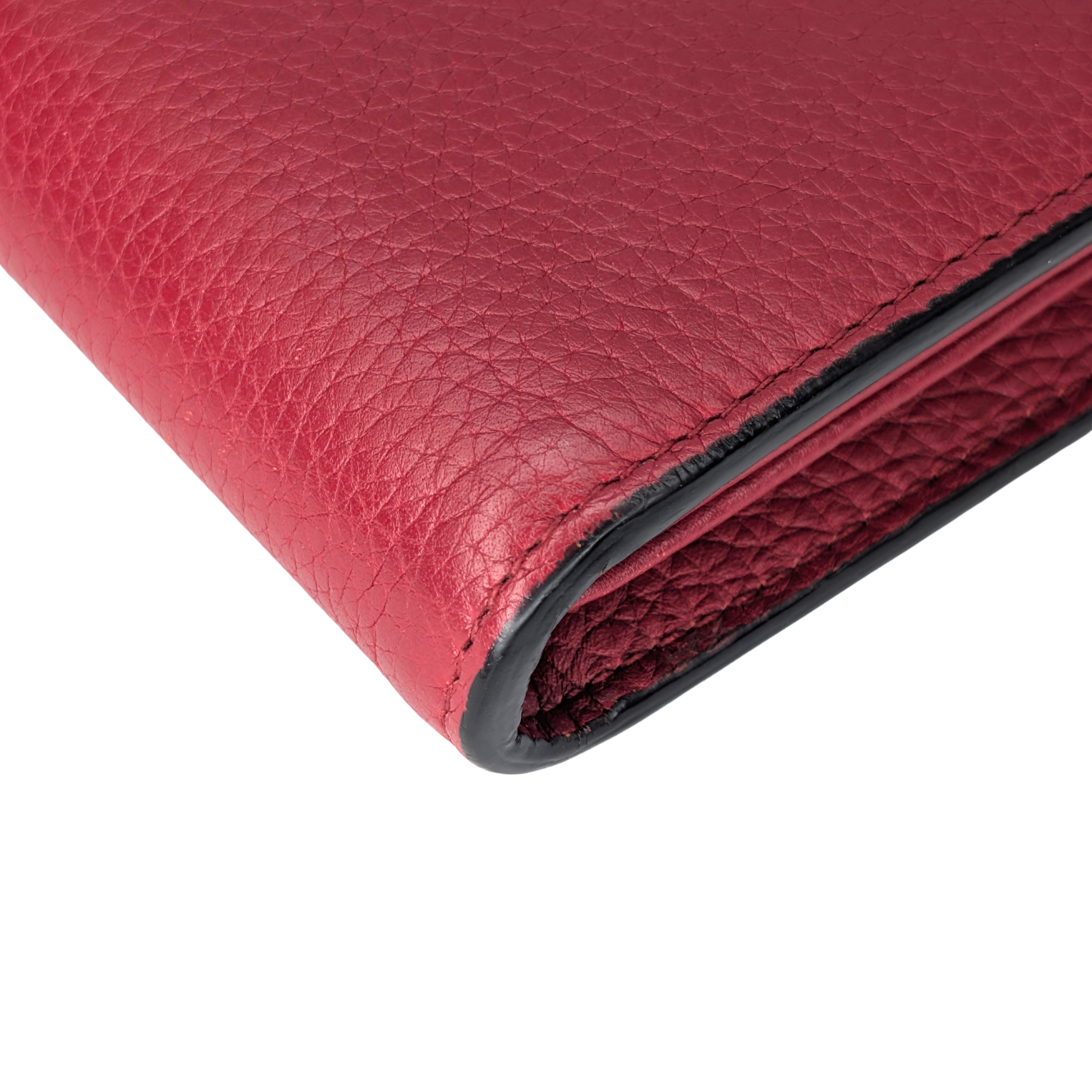 Gucci GG Marmont Wallet On Chain Red