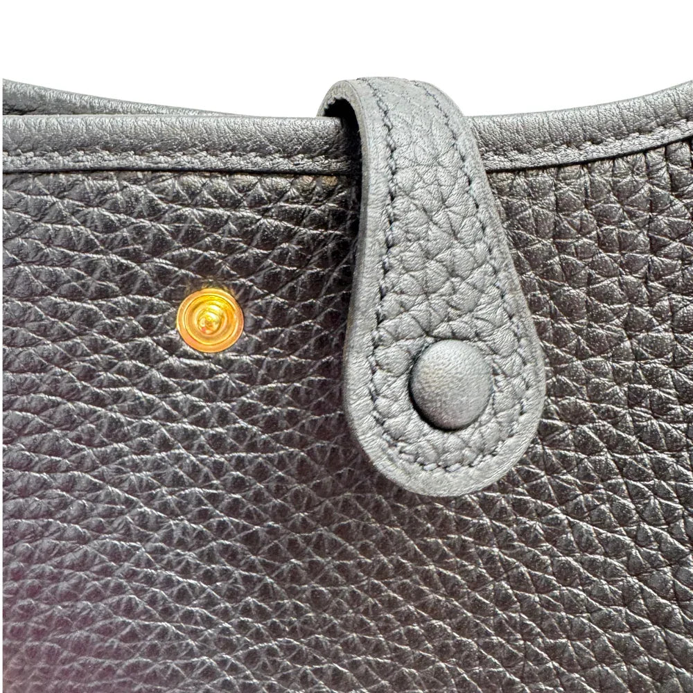 Hermés Evelyn Mini Crossbody Bag W Stamp 2024 Black - Lost Designer