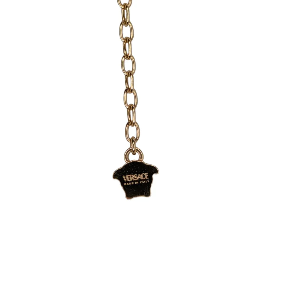 Versace Meduca Crystal-Embellished Pendant Necklace - Lost Designer