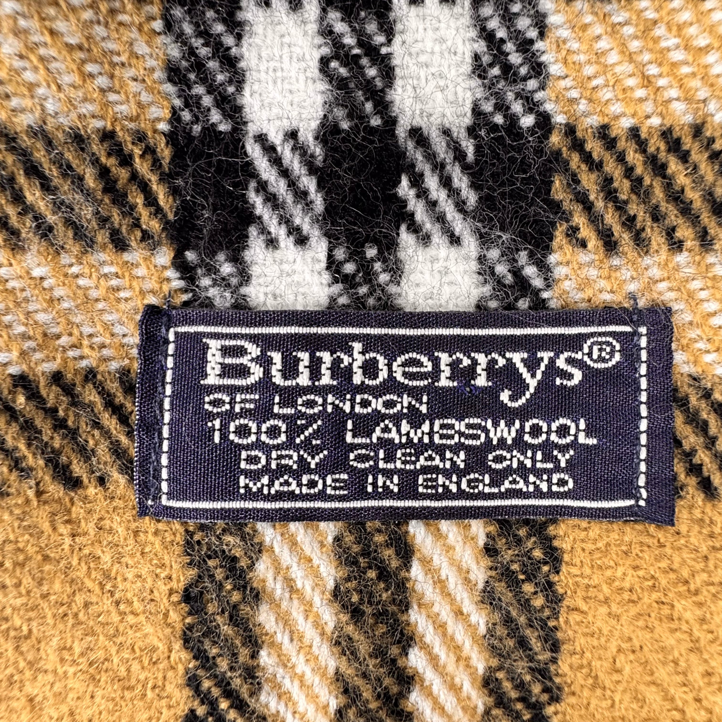 Burberry Lambswool Check Scarf