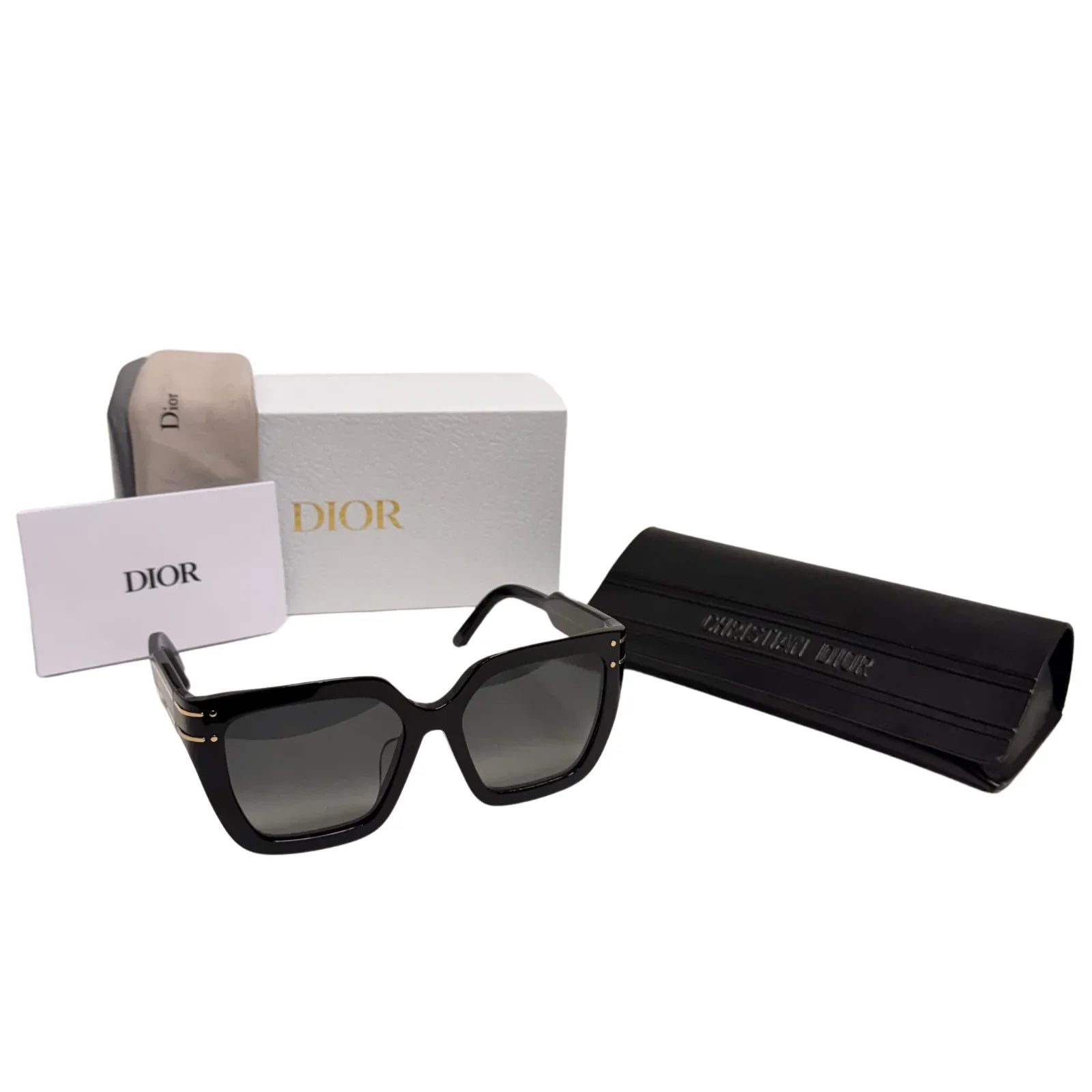 Dior Signature S10F Black Butterfly Sunglasses.