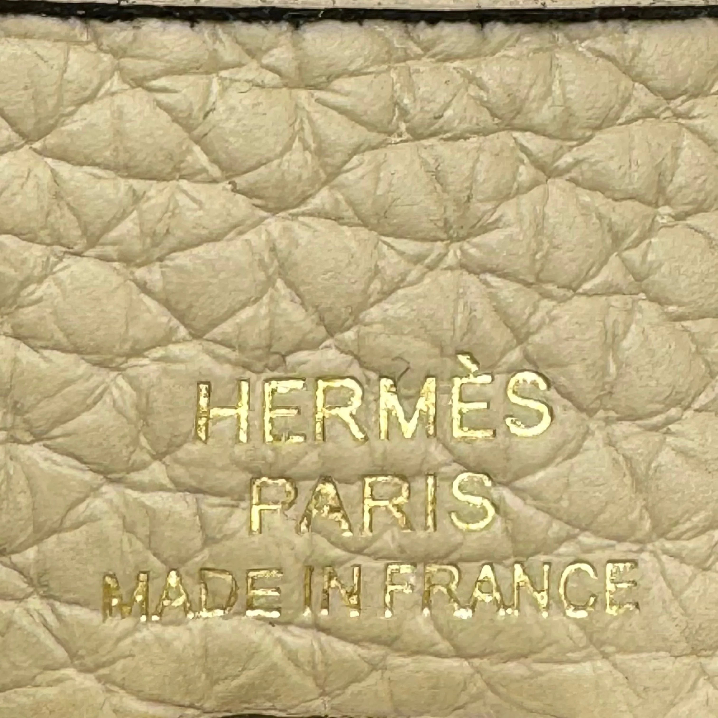 Hermés Evelyn Mini Crossbody Bag U Stamp 2022 Beige - Lost Designer