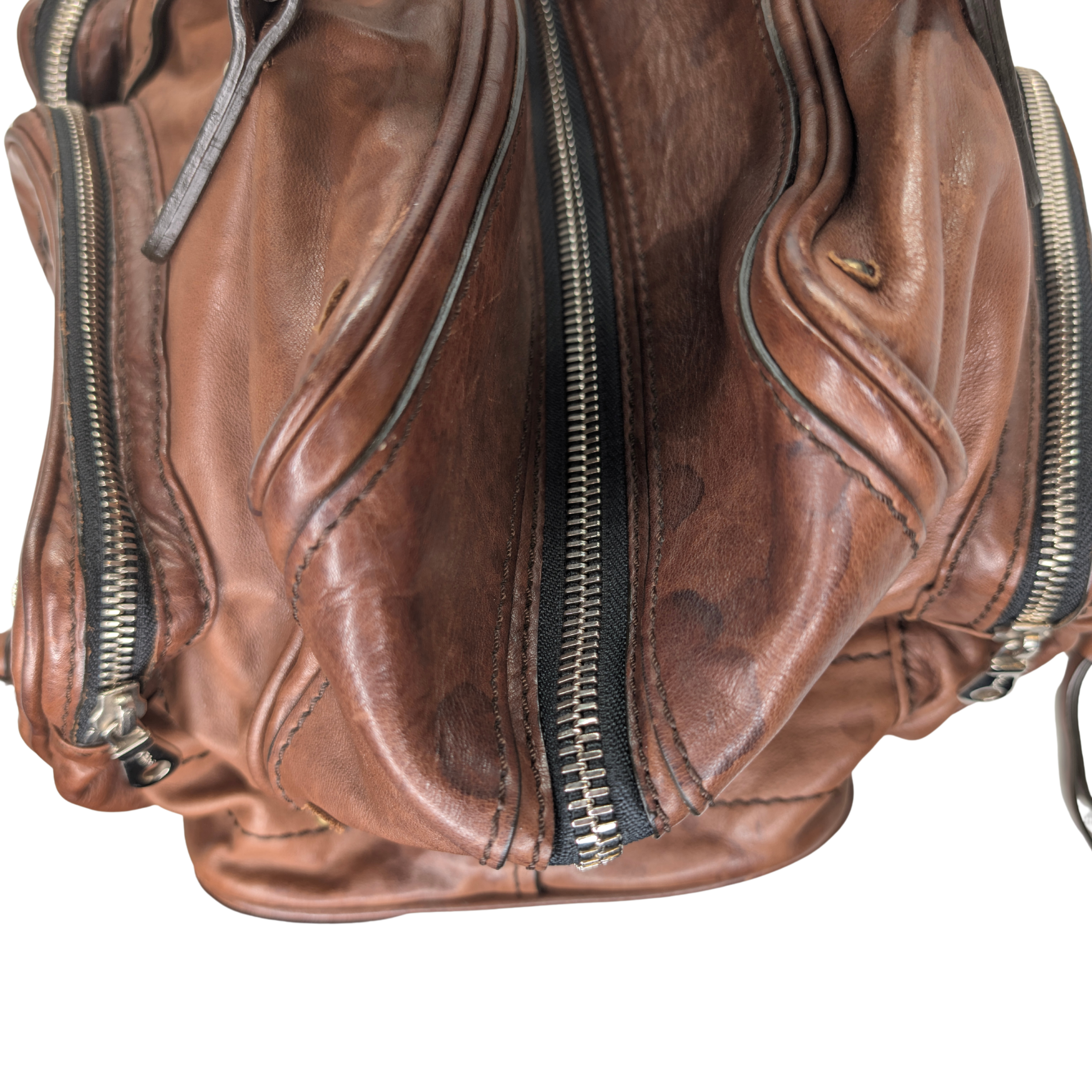 Chloe Betty Leather Handbag Brown