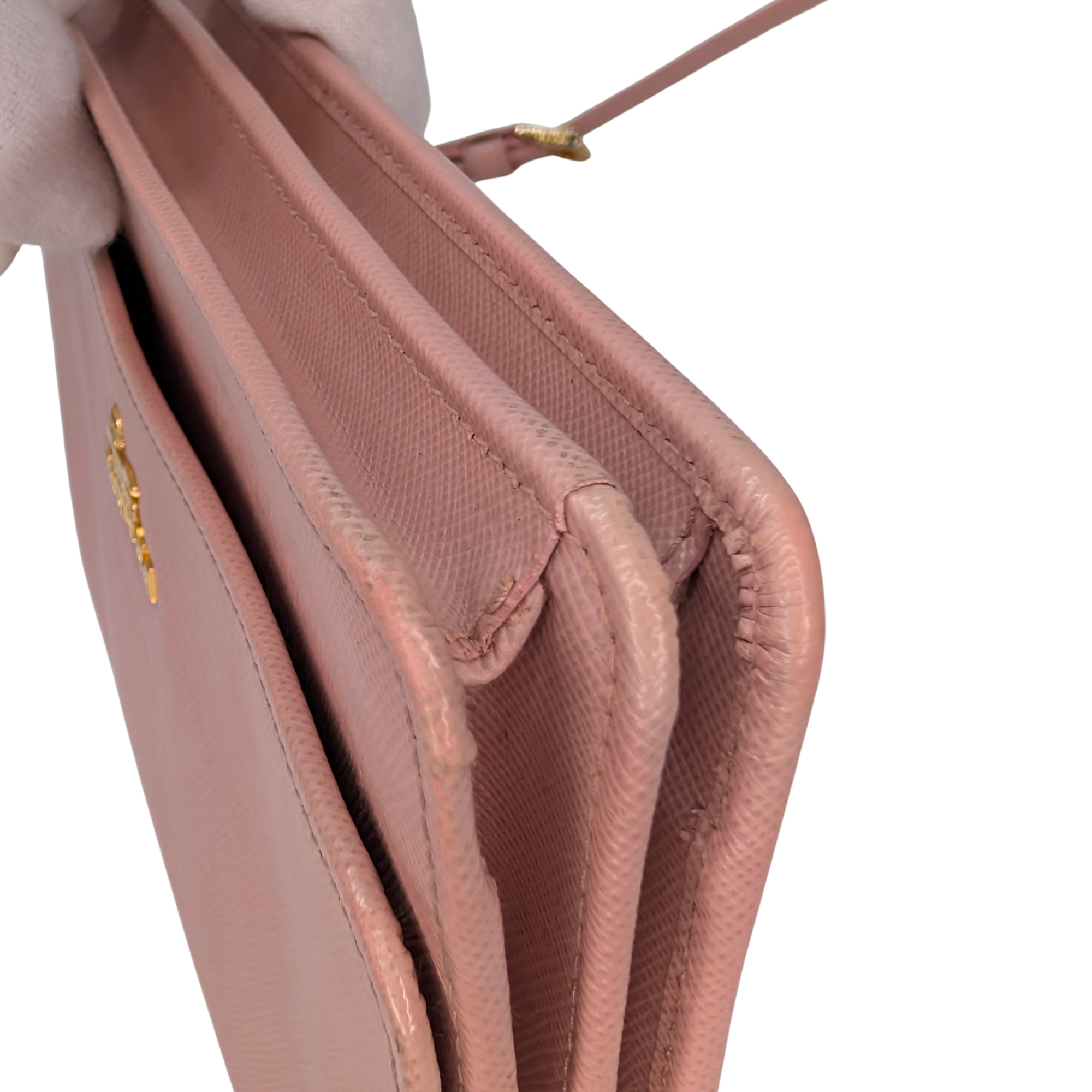 Prada Oro Orchidea Crossbody Bag Pink