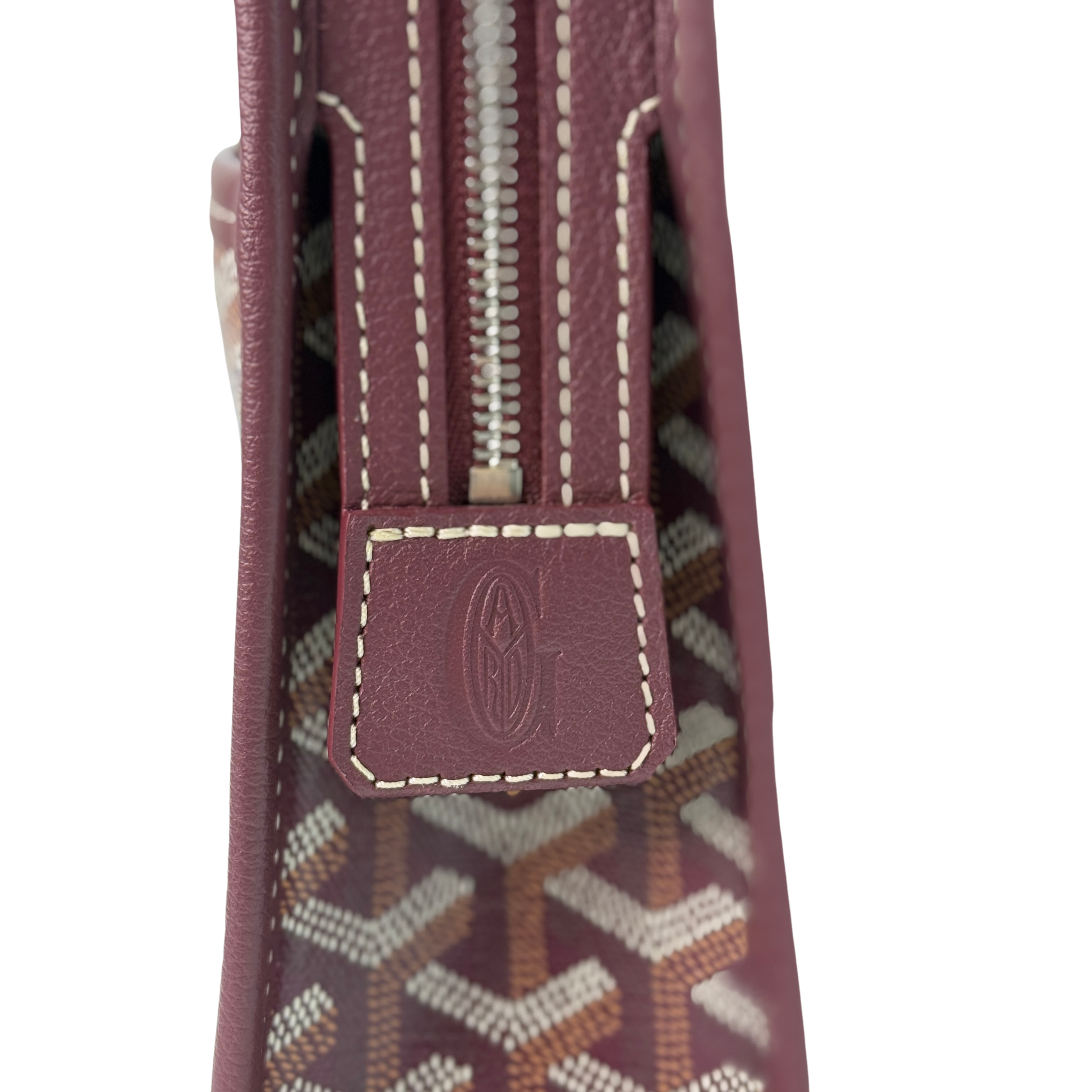 Goyard Burgundy Jouvence MM Toiletry Clutch Bag