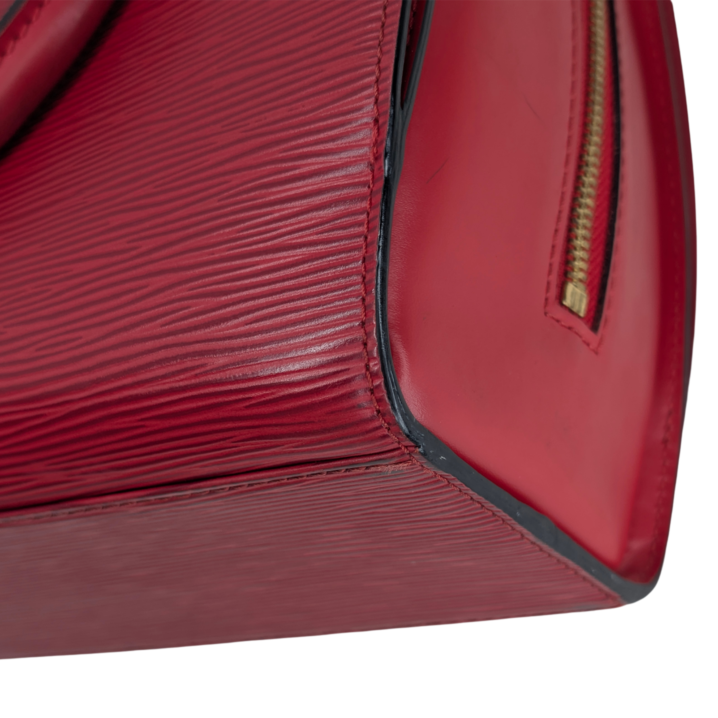 Louis Vuitton Pont Neuf Epi Leather Bag Red