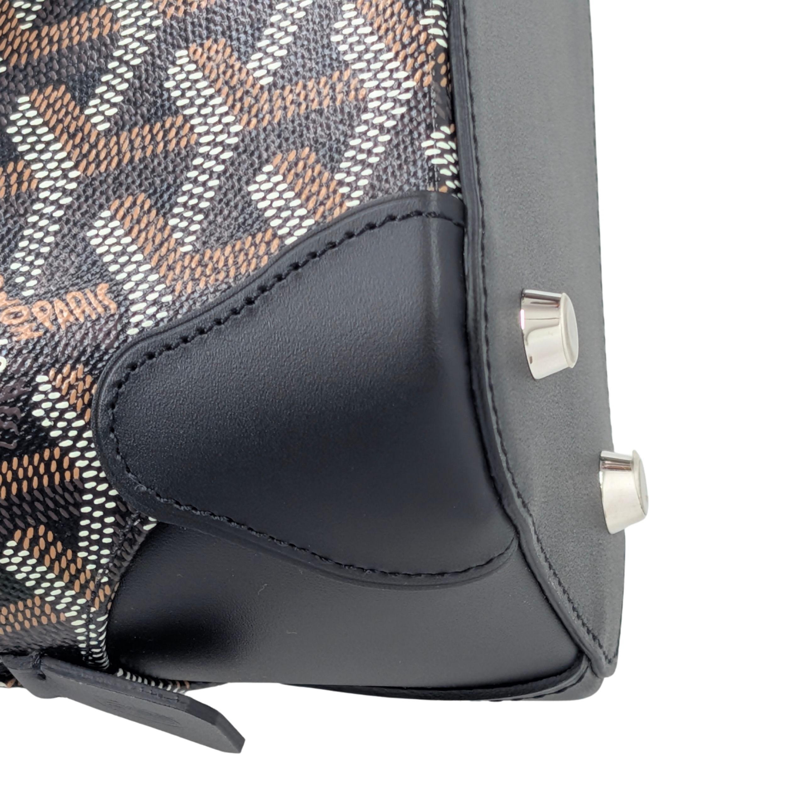 Goyard Mini Vendome Top Handle Bag Black