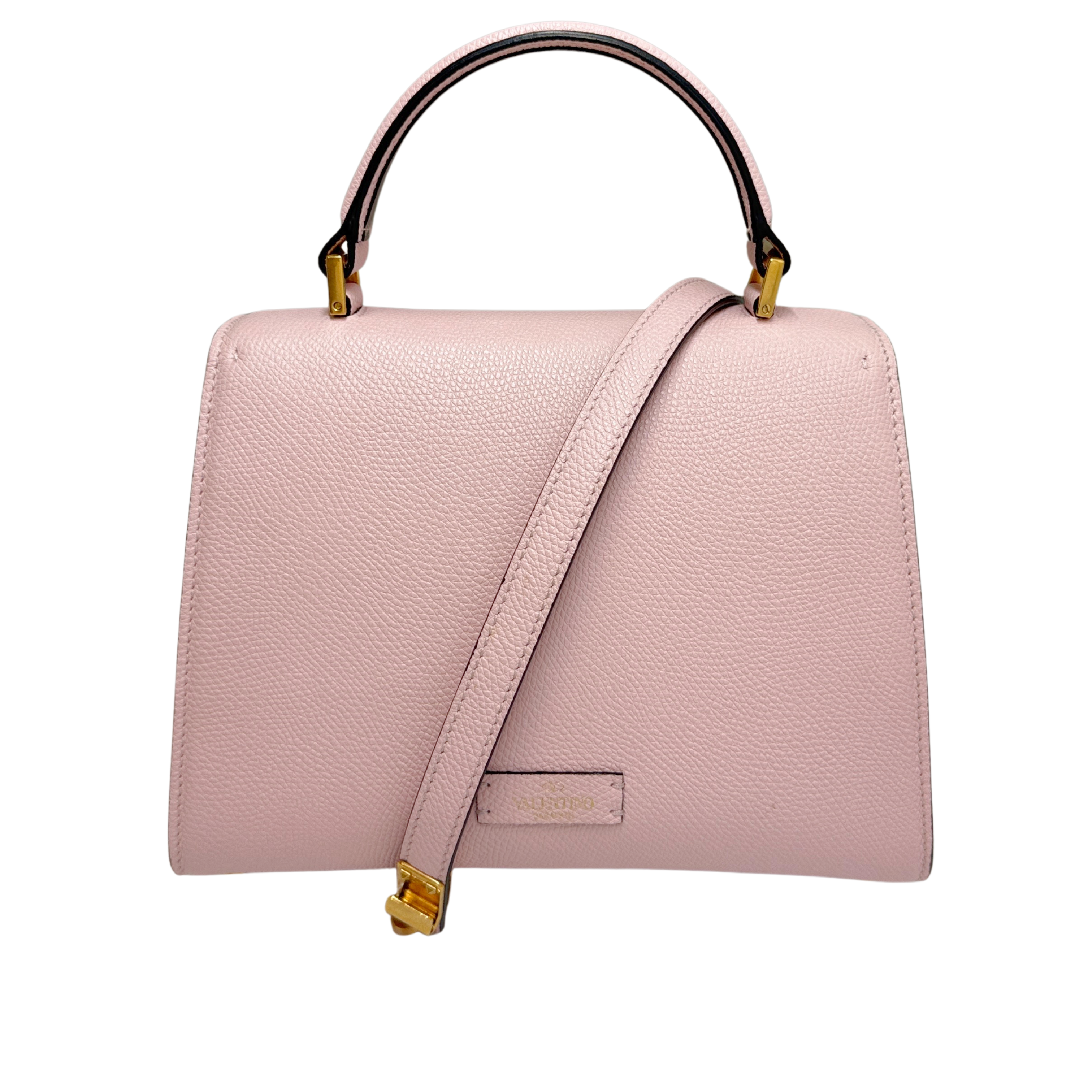 Valentino Garavani Small VSling Shoulder Bag Leather Pink