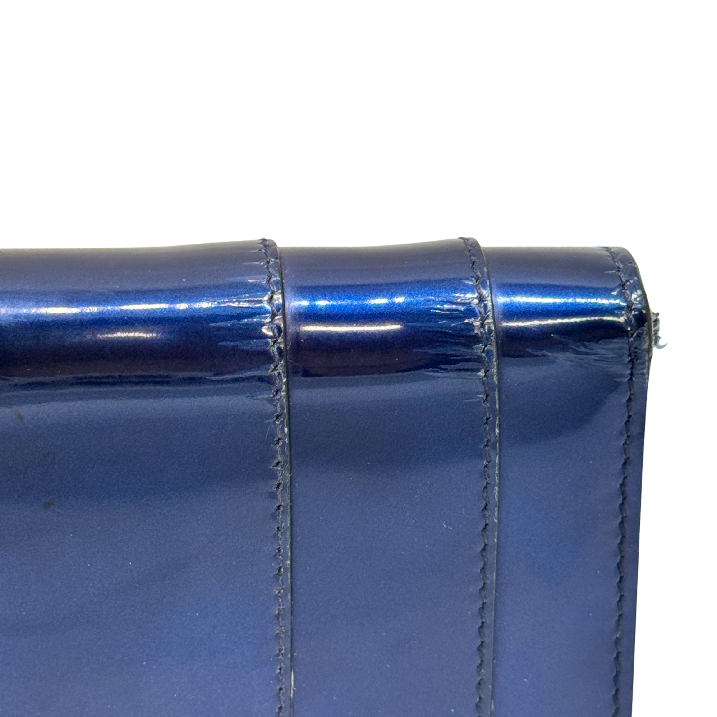 Bvlgari Serpenti Forever Chain Crossbody Bag Navy Blue