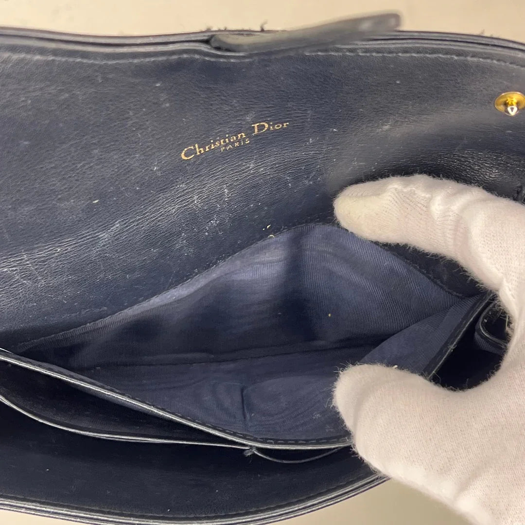 Dior Saddle Wallet on Chain Oblique Jacquard Crossbody Bag