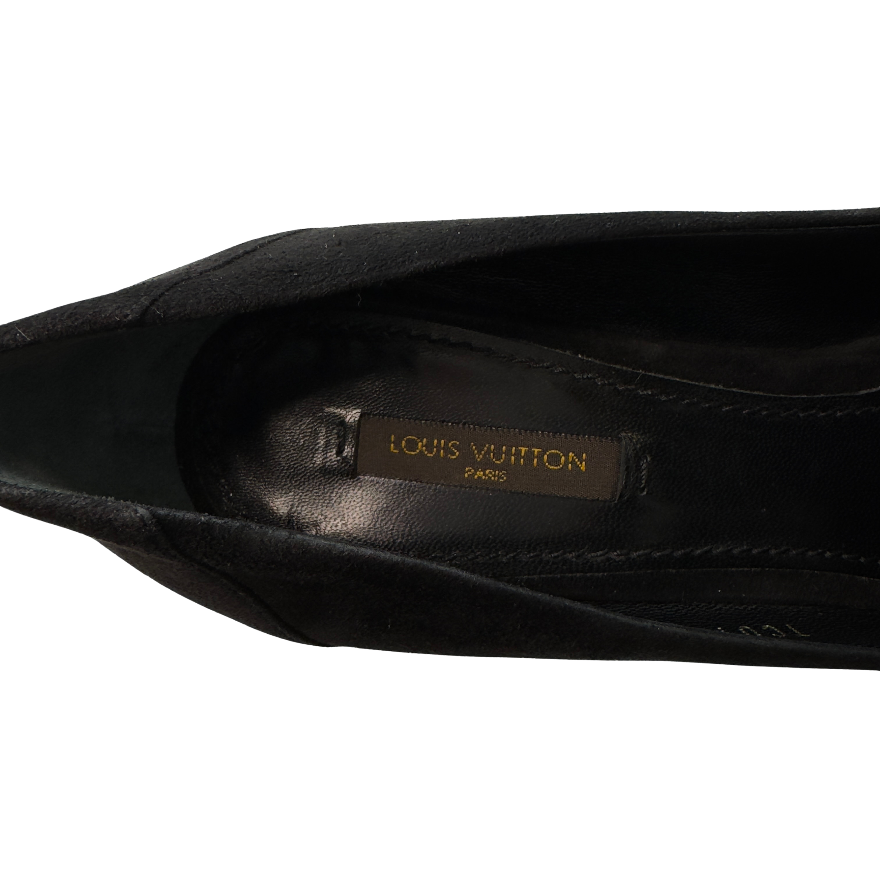 Chanel Patent Leather Cap Toe Ballerina Flats Black 39.5