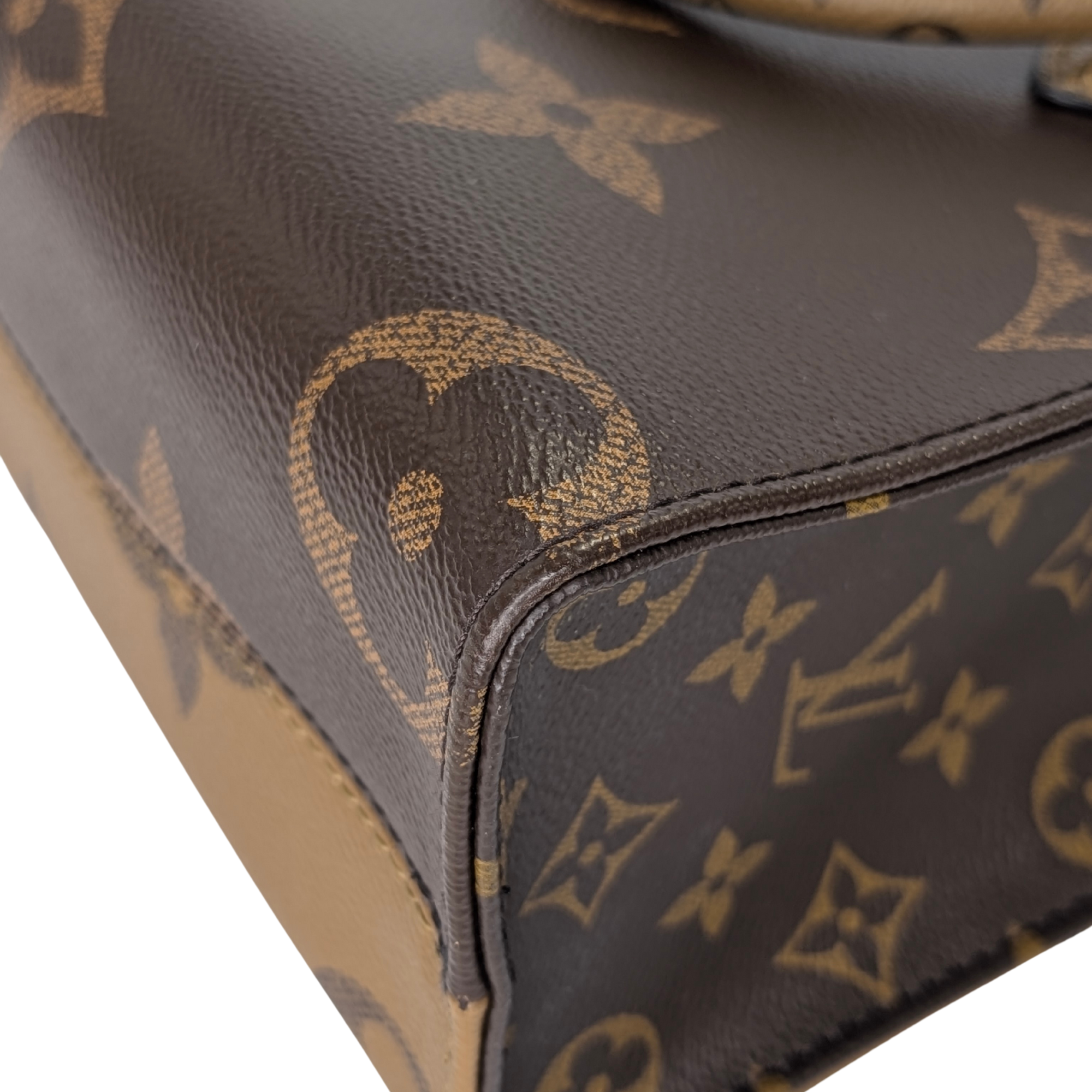 Louis Vuitton OnTheGo PM Monogram Handbag Brown