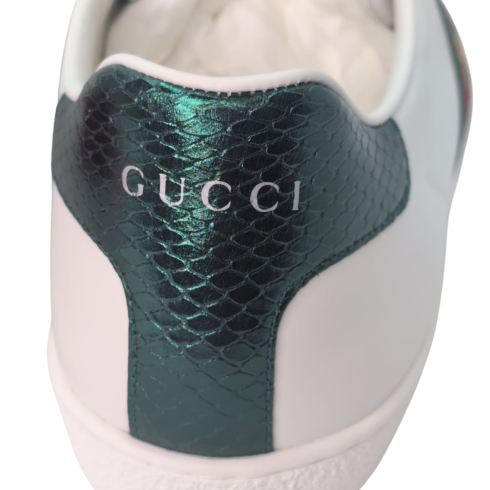 Gucci Ace Sneakers With Bae White 40.5