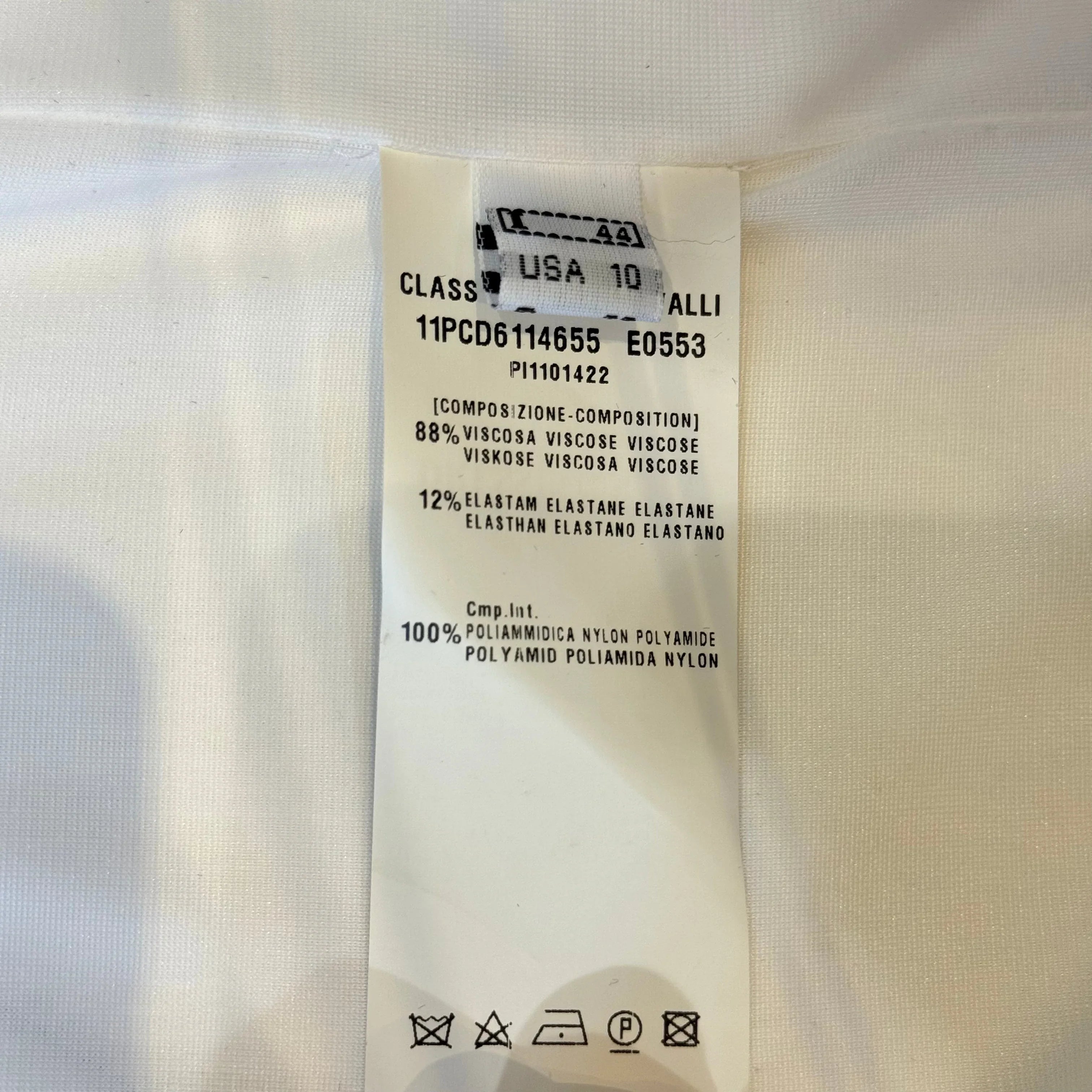 Roberto Cavalli Class Floral Dress 38 White Multicolour - Lost Designer