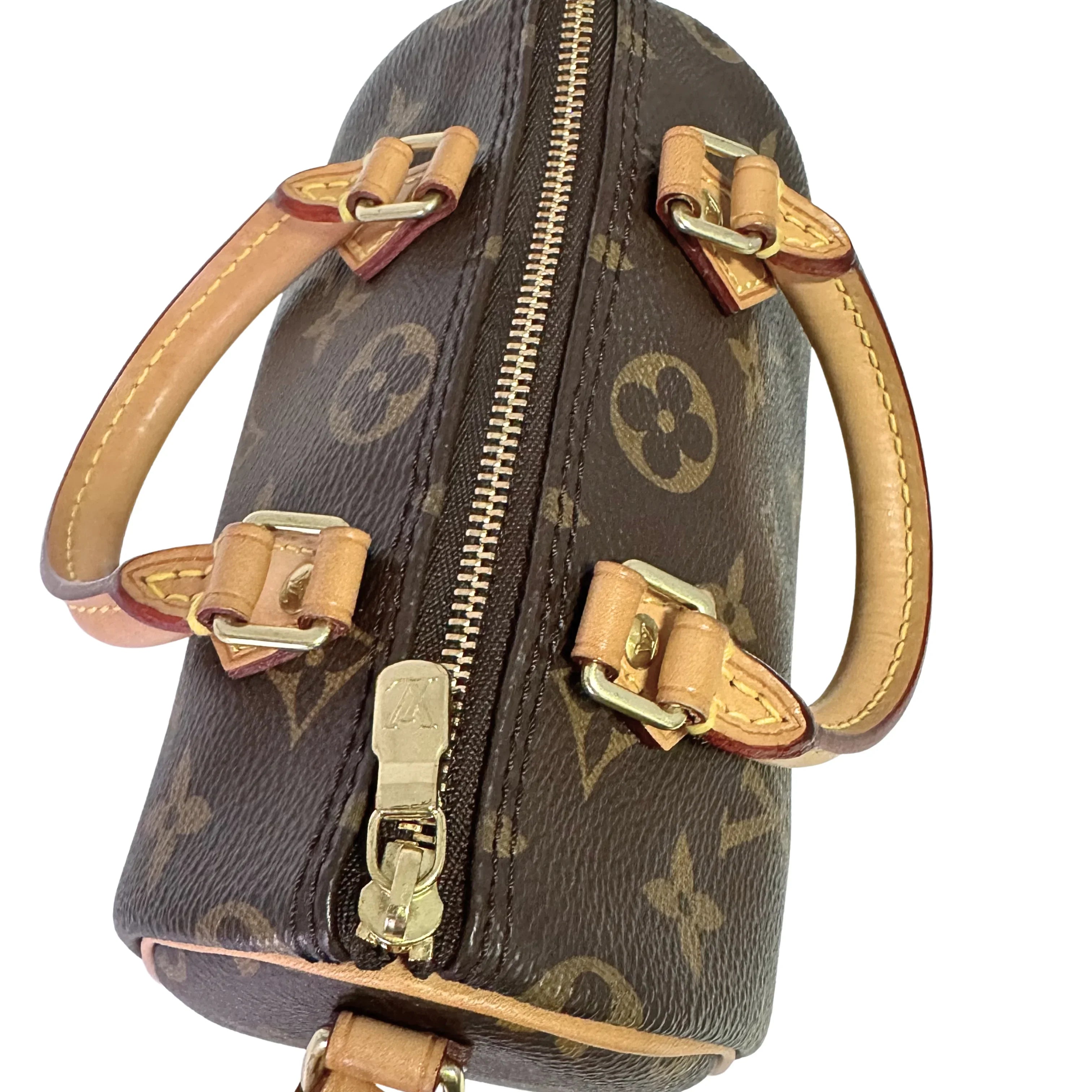 Louis Vuitton Nano Speedy Handbag Monogram Canvas - Lost Designer