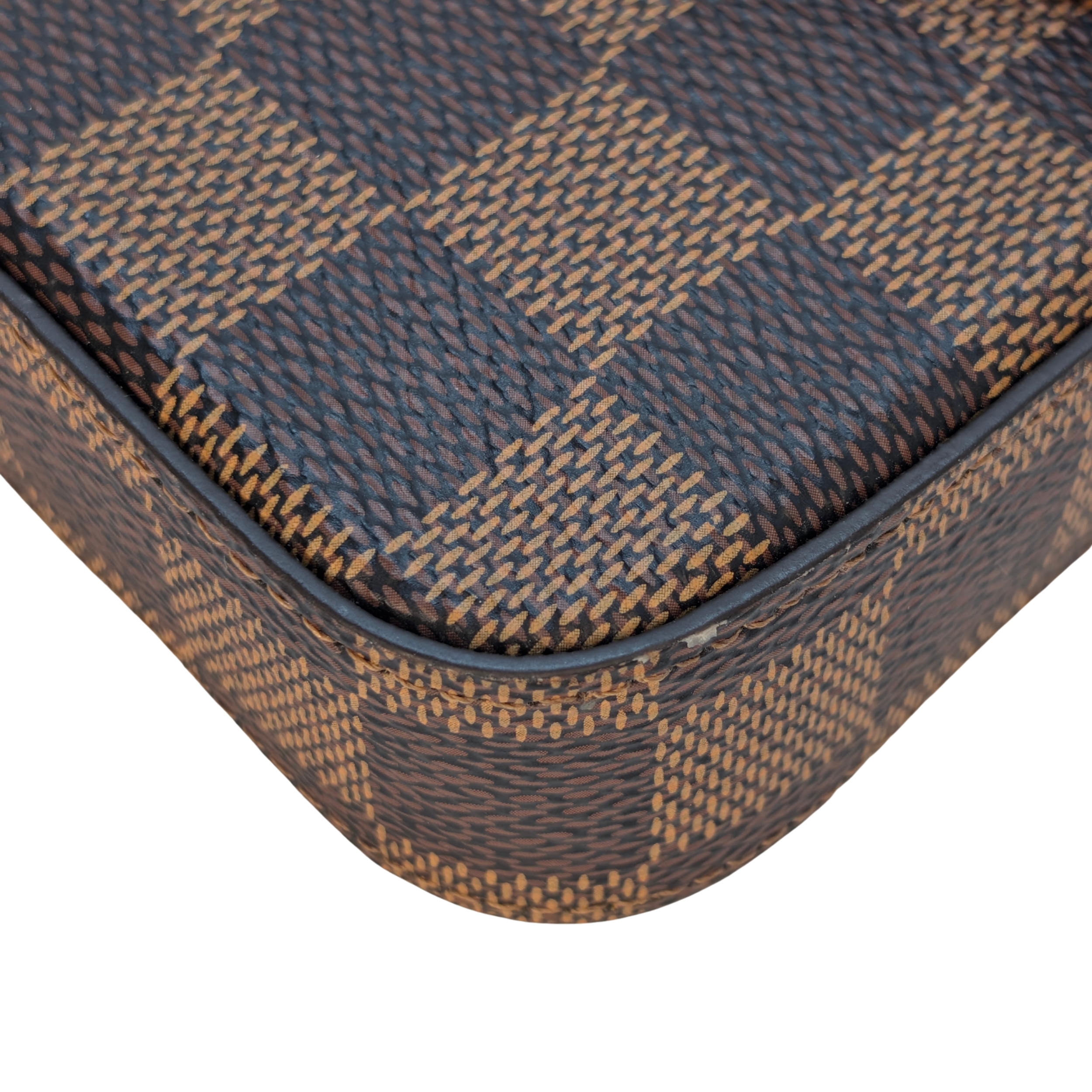 Louis Vuitton Damier Ebene Felicie Pochette Chain Wallet Bag