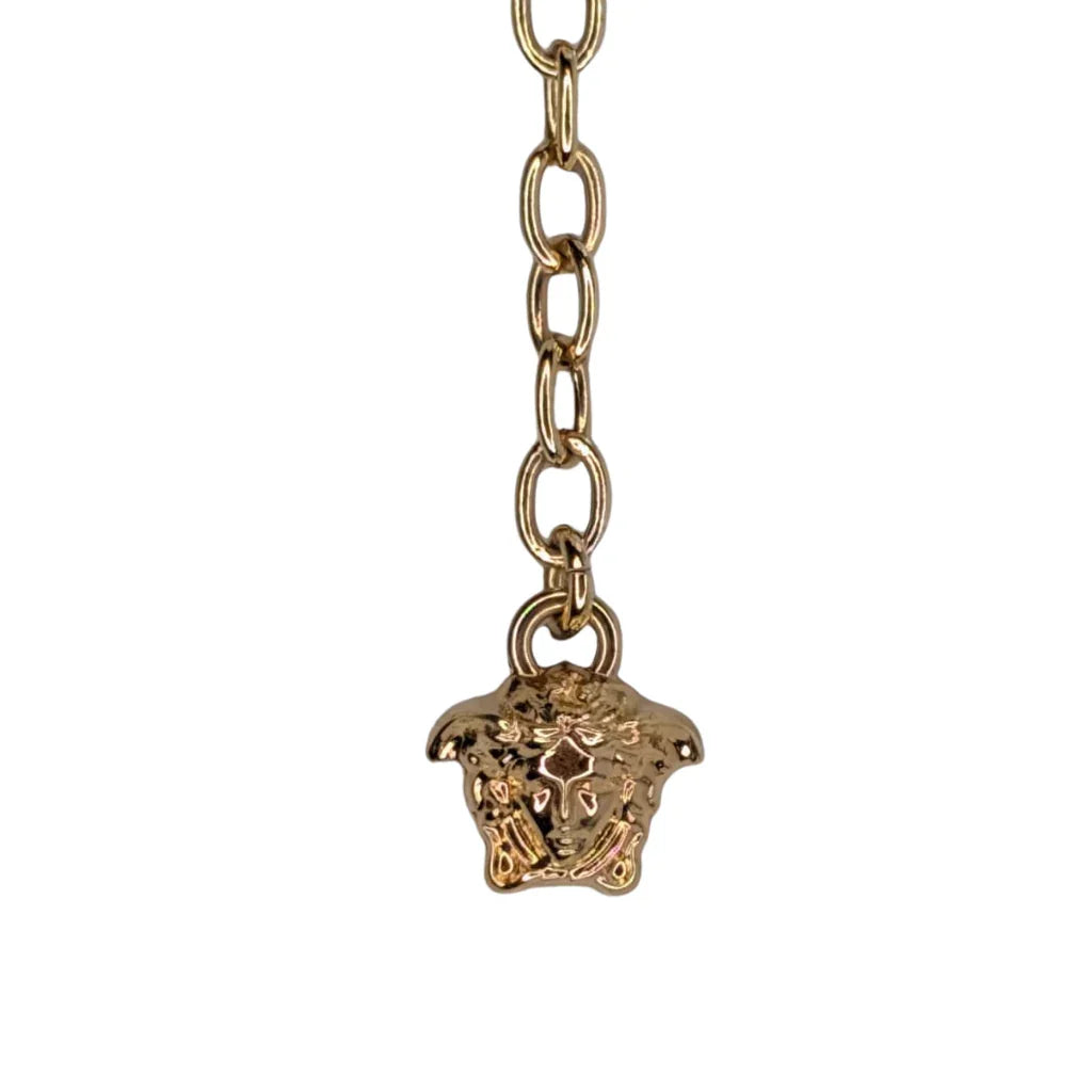 Versace Meduca Crystal-Embellished Pendant Necklace - Lost Designer