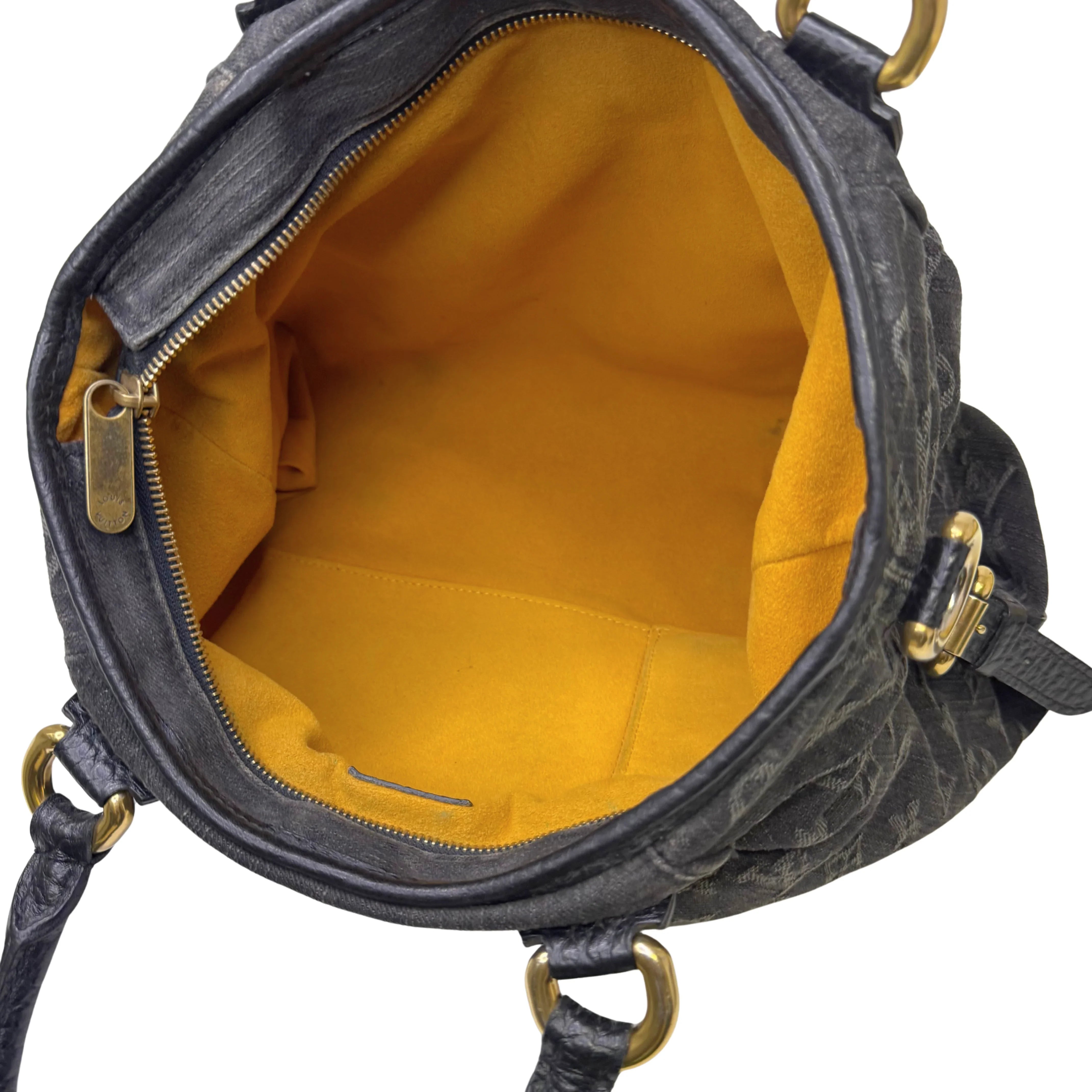 Louis Vuitton Neo Cabby MM Handbag Denim Black - Lost Designer