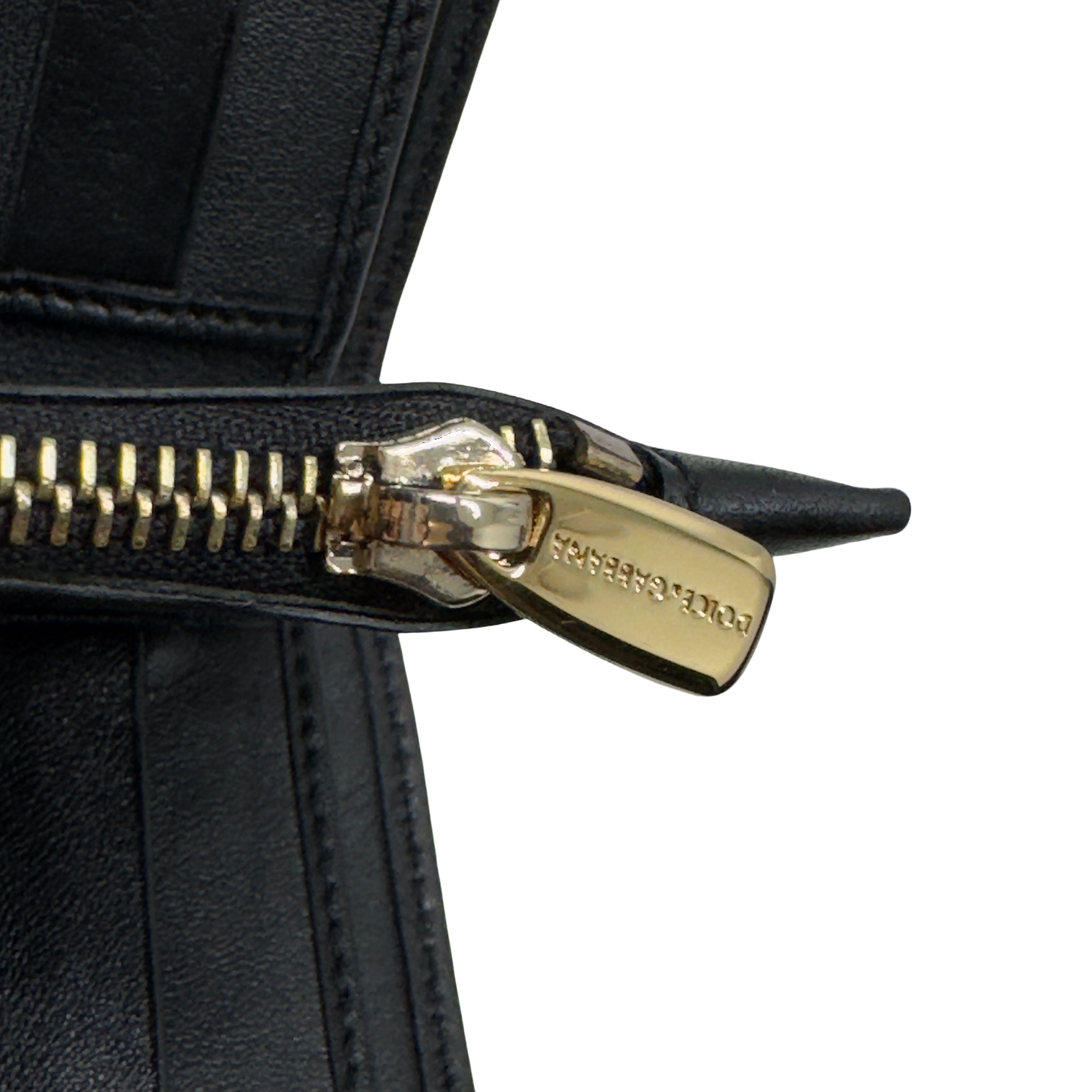 Dolce & Gabbana Leopard Print Leather Wallet Khaki
