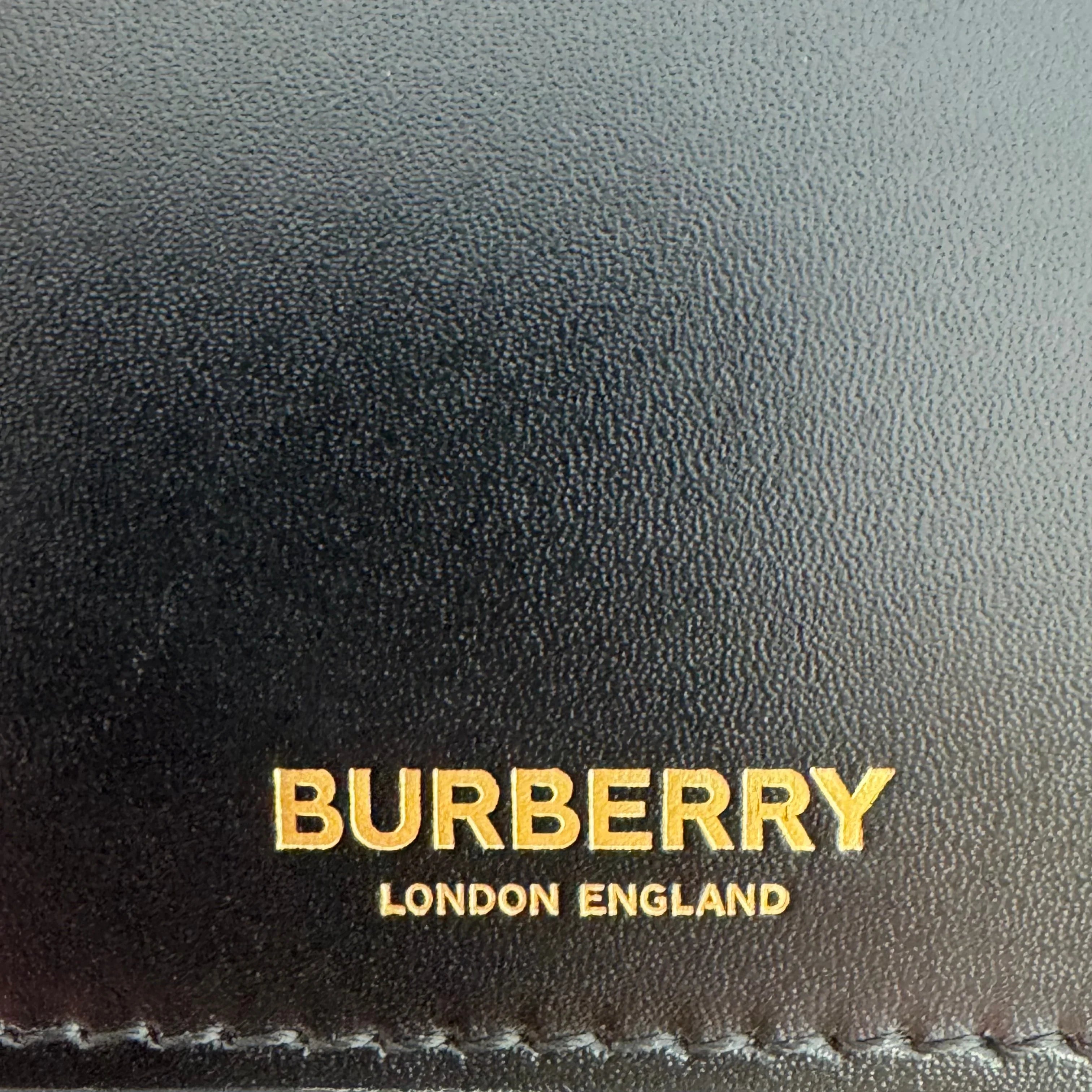 Burberry Small Olympia Handbag Leather Black - Lost Designer