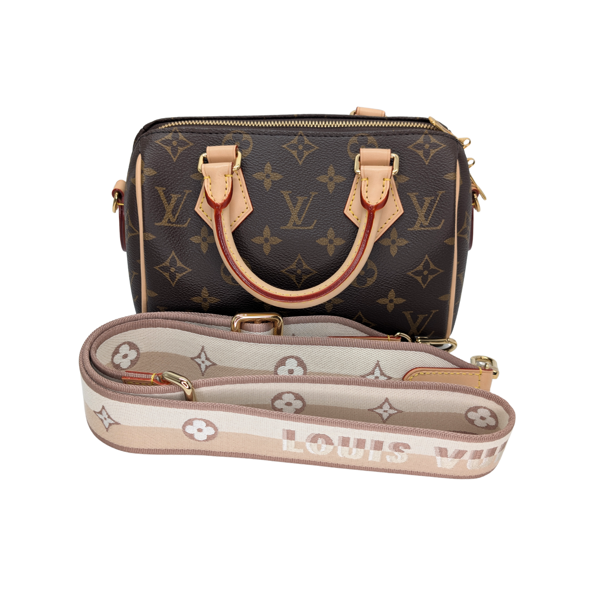 Louis Vuitton Speedy Bandoulière 20 Handbag Brown